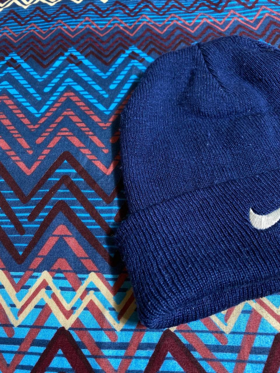 Nike Hats big logo Vintage Nike Y2K blue Streetwear Size ONE SIZE - 5 Thumbnail