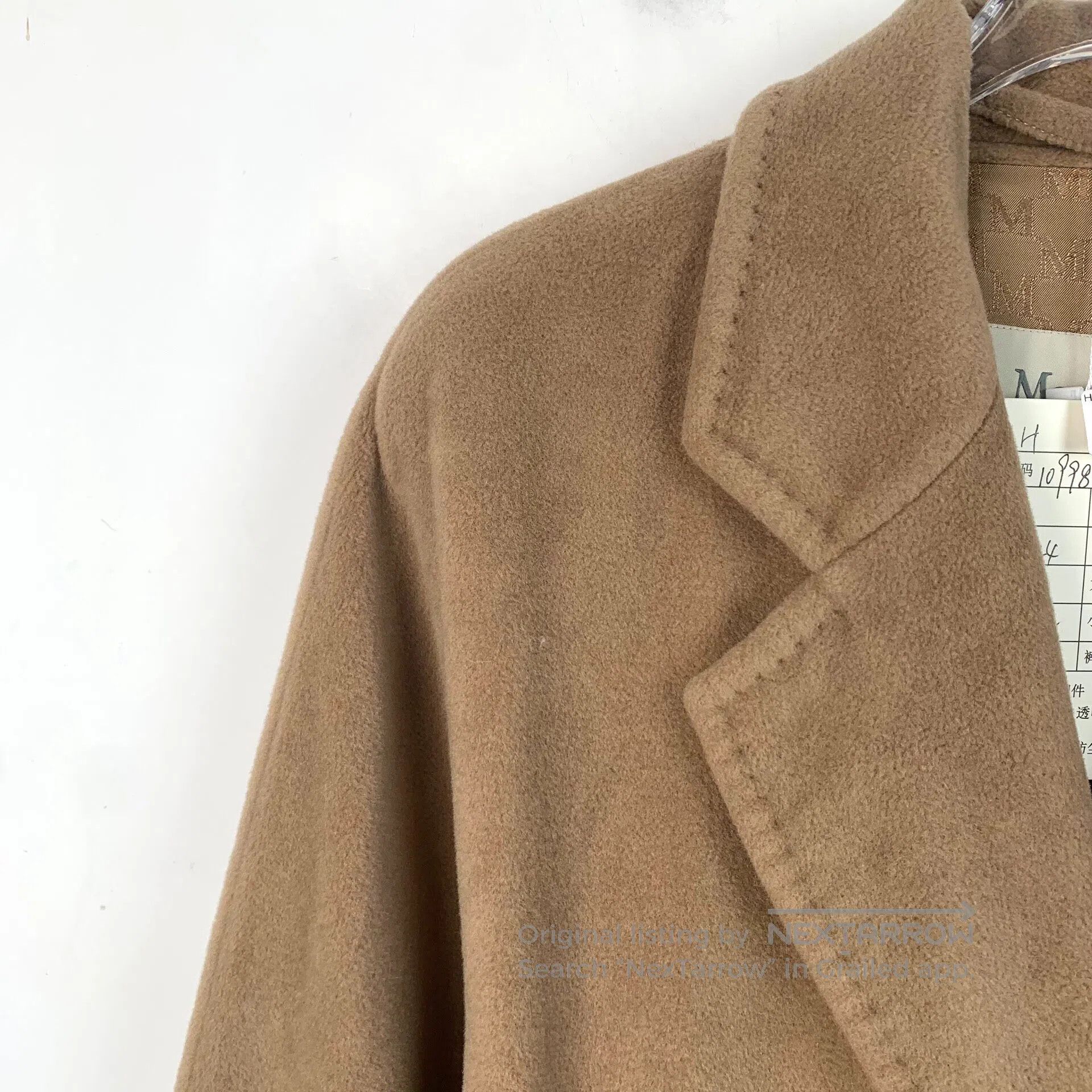 Max Mara Max Mara Brown Wool Collar Double-breasted Coat| Size XS / US 0-2 / IT 36-38 - 3 Thumbnail