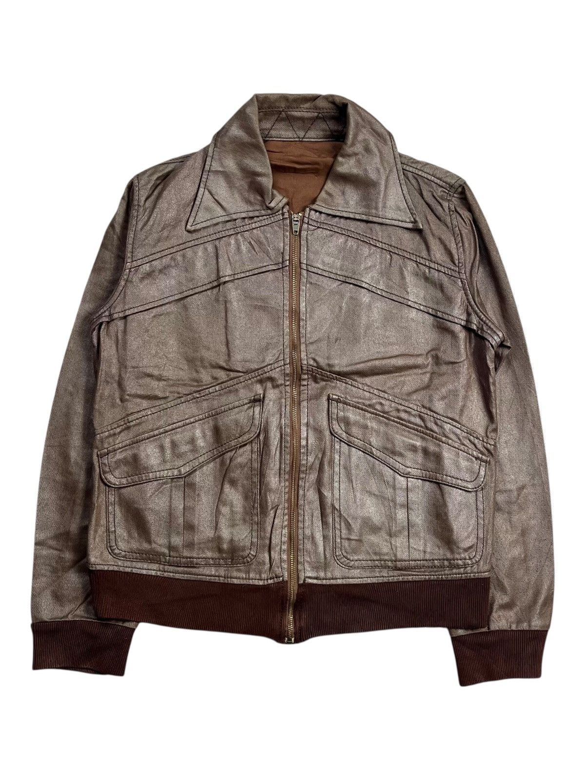 Japanese Brand 2000s Phenomenon Beyond - Apocalypse Style Waxed Jacket Size US M / EU 48-50 / 2 - 1 Thumbnail
