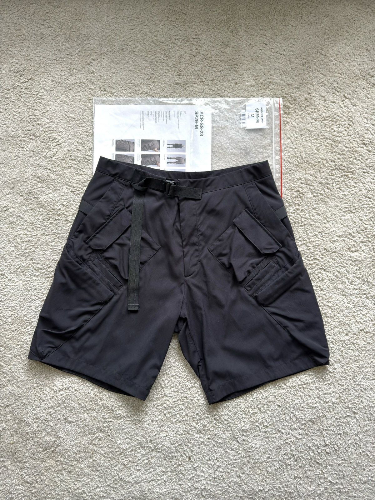 Acronym × Sacai sacai x acronym shorts - khaki | Grailed