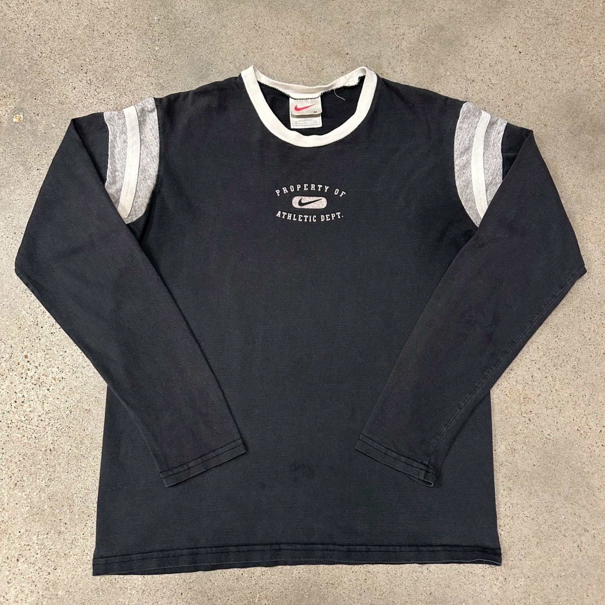 Nike × Vintage Vintage Y2K/90s Nike Longsleeve Shirt Size M / US 6-8 / IT 42-44 - 1 Thumbnail