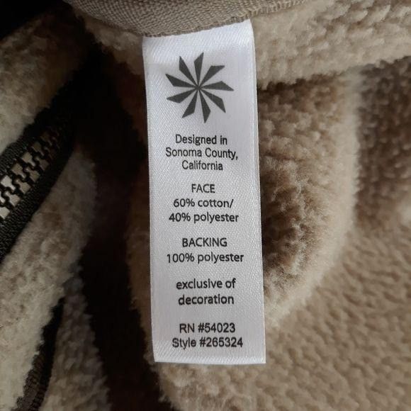 Athleta Athleta Vest Sz S Army Green Patchwork Sweatshirt Sherpa Ted Size S / US 4 / IT 40 - 5 Thumbnail