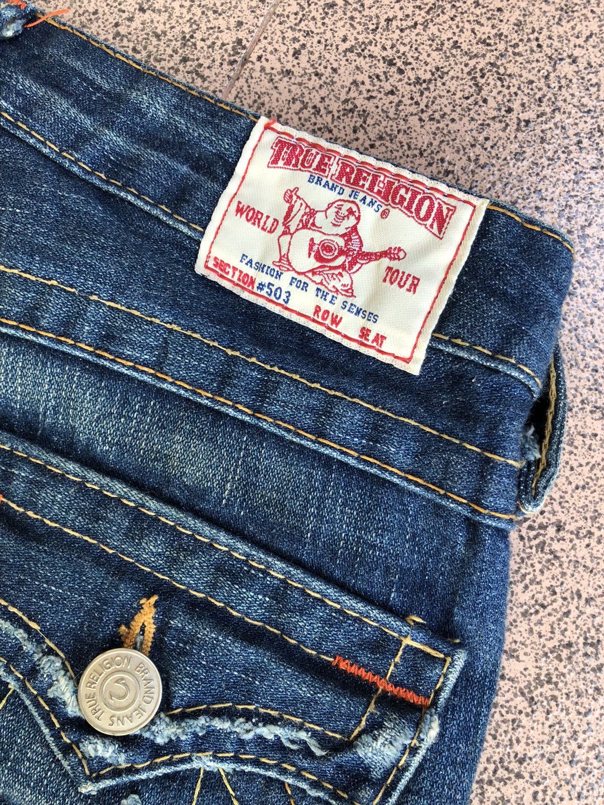 True Religion True Religion Flared Distressed Bootcut Jeans Size US 28 / EU 44 - 15 Thumbnail