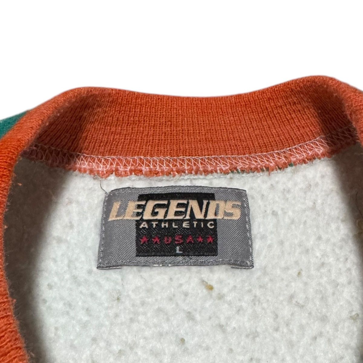 Vintage Vintage Miami Dolphins NFL Gray Sweatshirt Men's Large FLAW Size US L / EU 52-54 / 3 - 5 Thumbnail