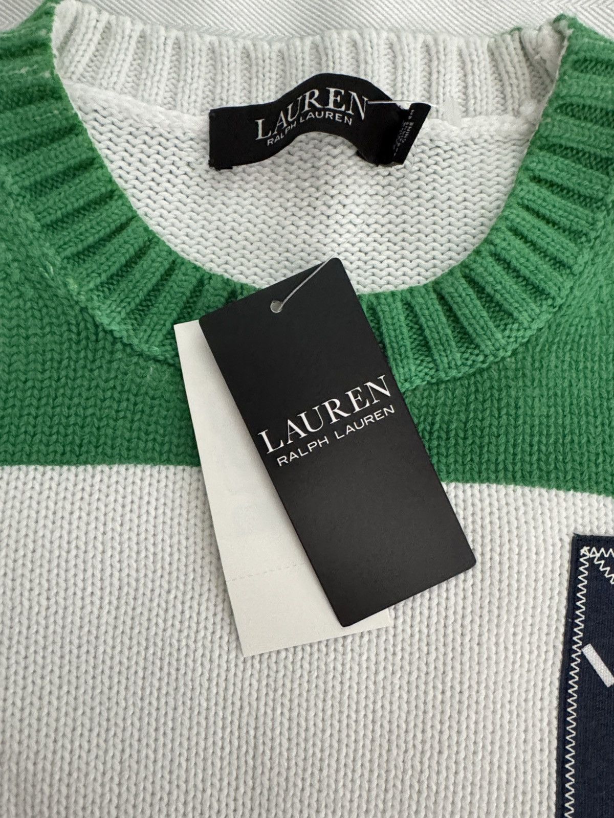 Ralph Lauren Lauren Ralph Lauren Striped Crewneck Sweater Size S / US 4 / IT 40 - 5 Thumbnail