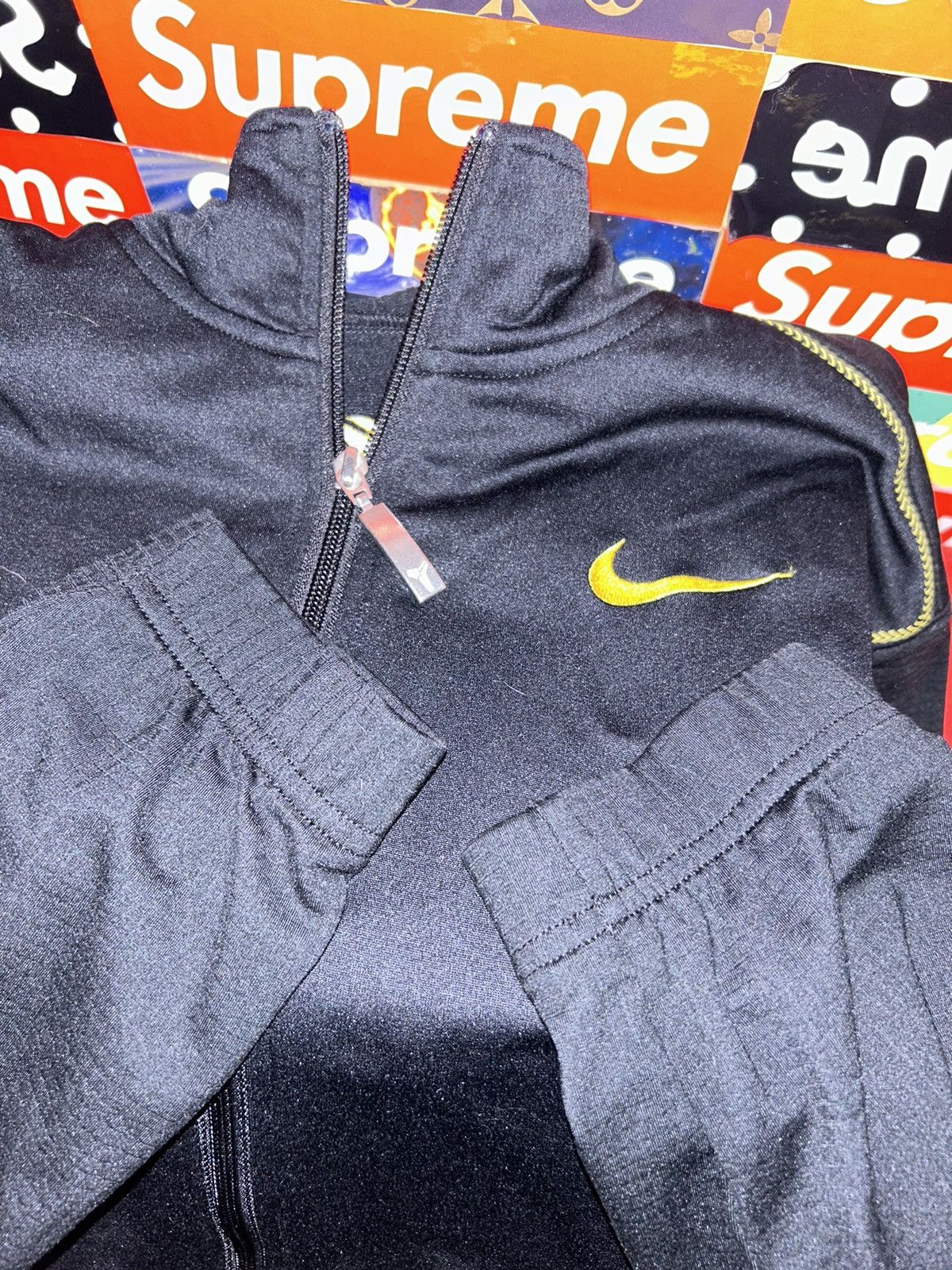 Nike Nike Men’s Black Yellow Kobe Bryant Mamba Full Zip Jacket Size US M / EU 48-50 / 2 - 8 Thumbnail