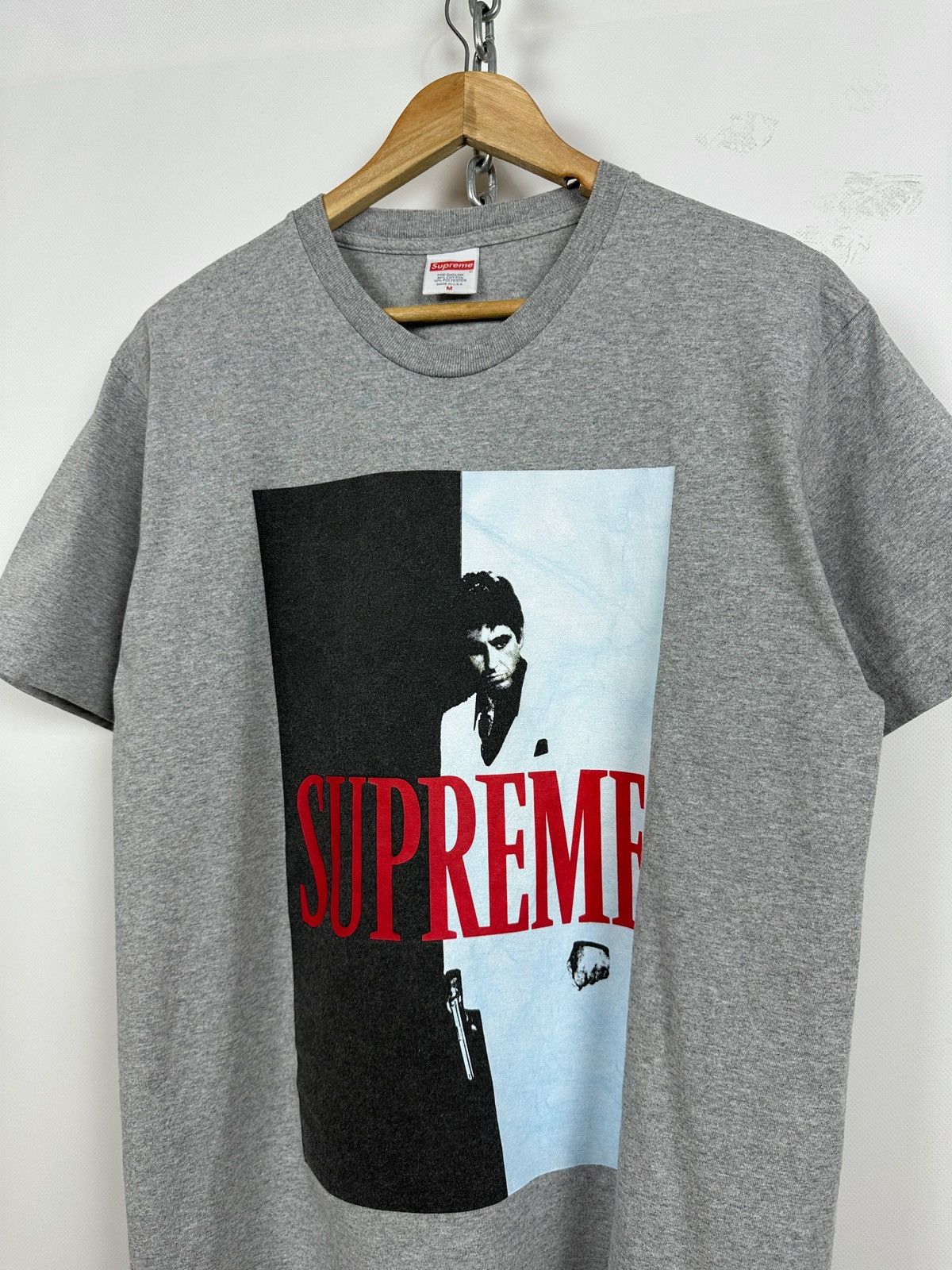 Supreme Supreme Scarface Grey T-Shirt Size US M / EU 48-50 / 2 - 4 Thumbnail