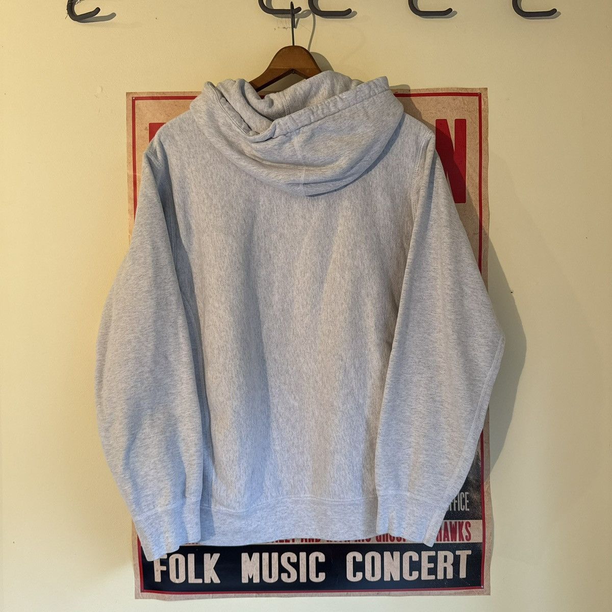 Supreme Supreme Green Apple Heather Gray Hoodie medium Size US M / EU 48-50 / 2 - 3 Thumbnail