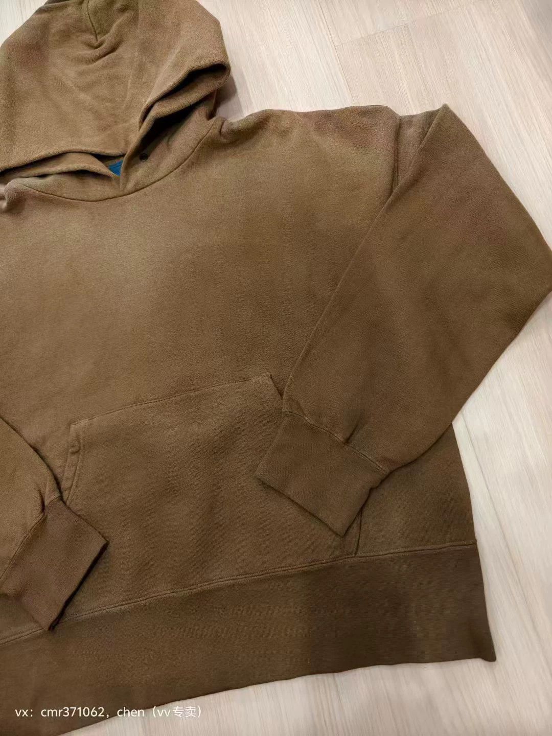 Visvim visvim 24aw ict court hoodie dmgd dyed brown 3/4 new Size US L / EU 52-54 / 3 - 3 Thumbnail