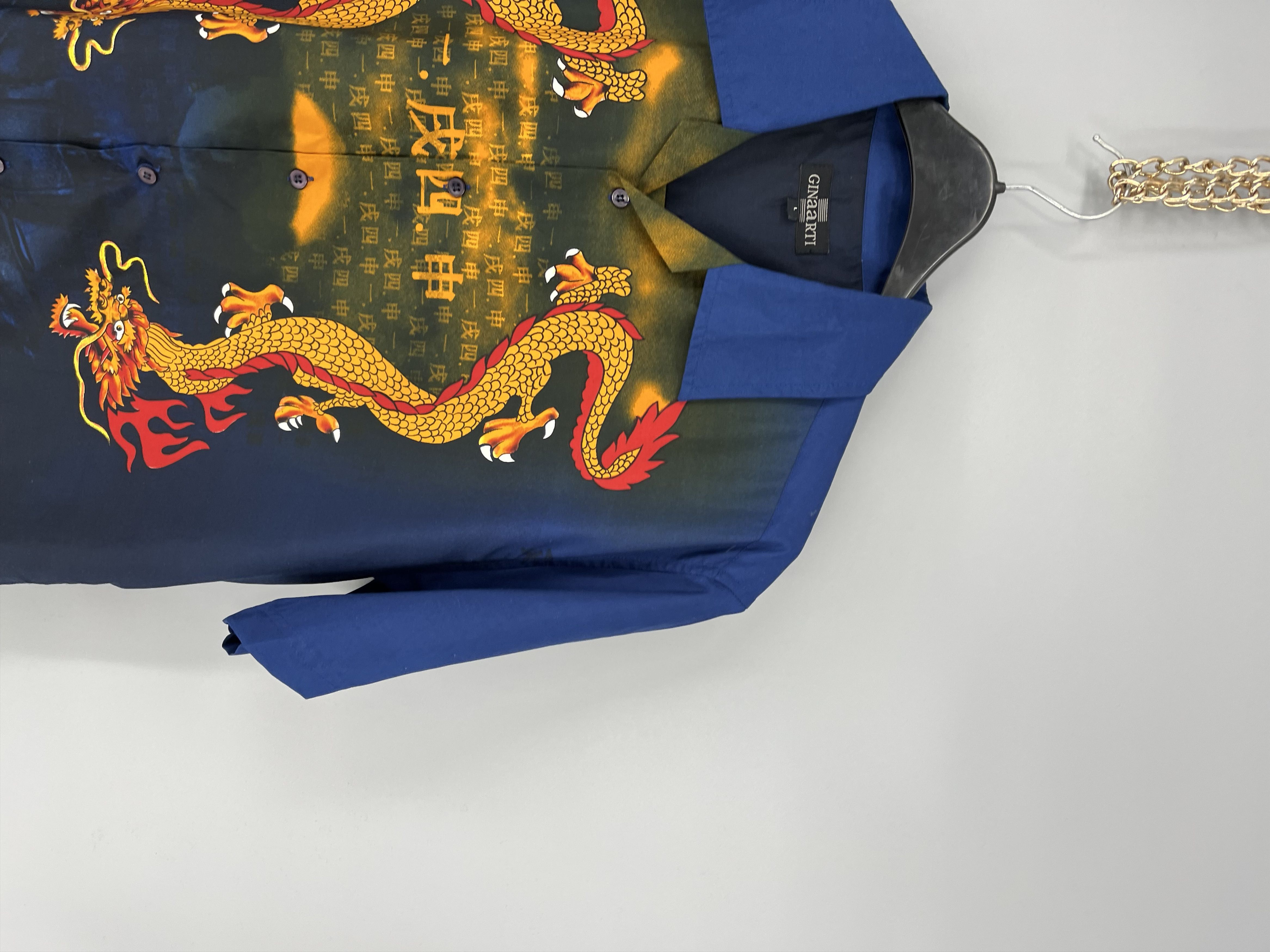 Vintage Y2K vintage Hawaiian Shirt Big logo Dragon Size US XL / EU 56 / 4 - 5 Thumbnail