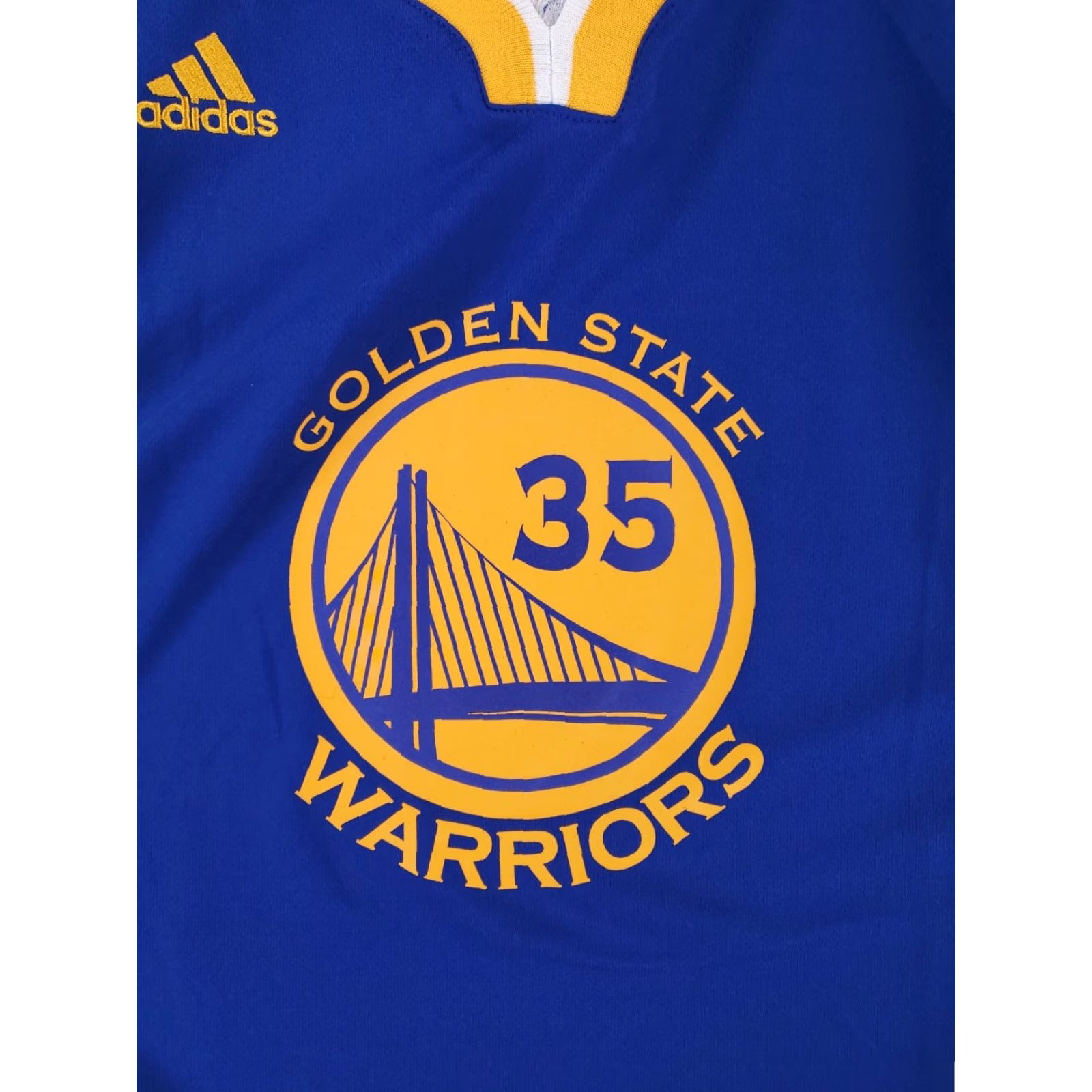 Adidas Adidas Kevin Durant Golden State Warriors Jersey Tank XL Mens Blue Size US XL / EU 56 / 4 - 3 Thumbnail