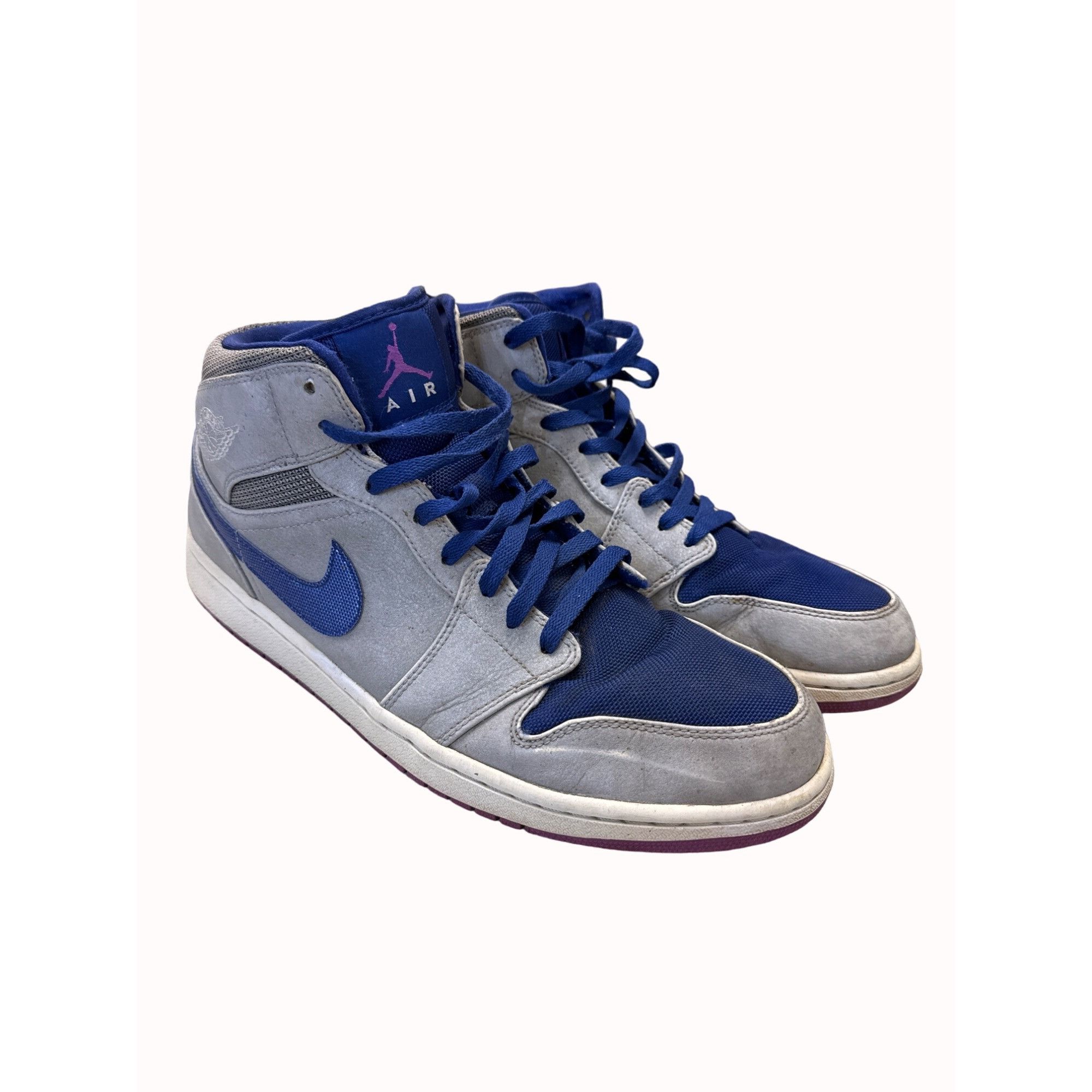 Nike Air Jordan 1 Matte silver laser purple men’s basketball