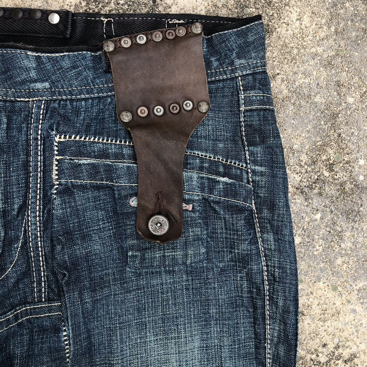 Marithe + Francois Girbaud MARITHE FRANCOIS GIRBAUD Straight Cut Denim Jeans Size US 32 / EU 48 - 5 Thumbnail