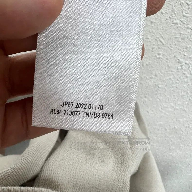 Balenciaga Balenciaga 3XL Embroidered Logo Beige Hoodie Size US M / EU 48-50 / 2 - 5 Thumbnail