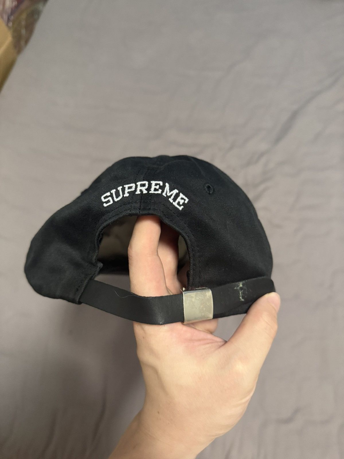 Supreme Supreme canvas og s logo 6 panel cap hat Size ONE SIZE - 2 Thumbnail