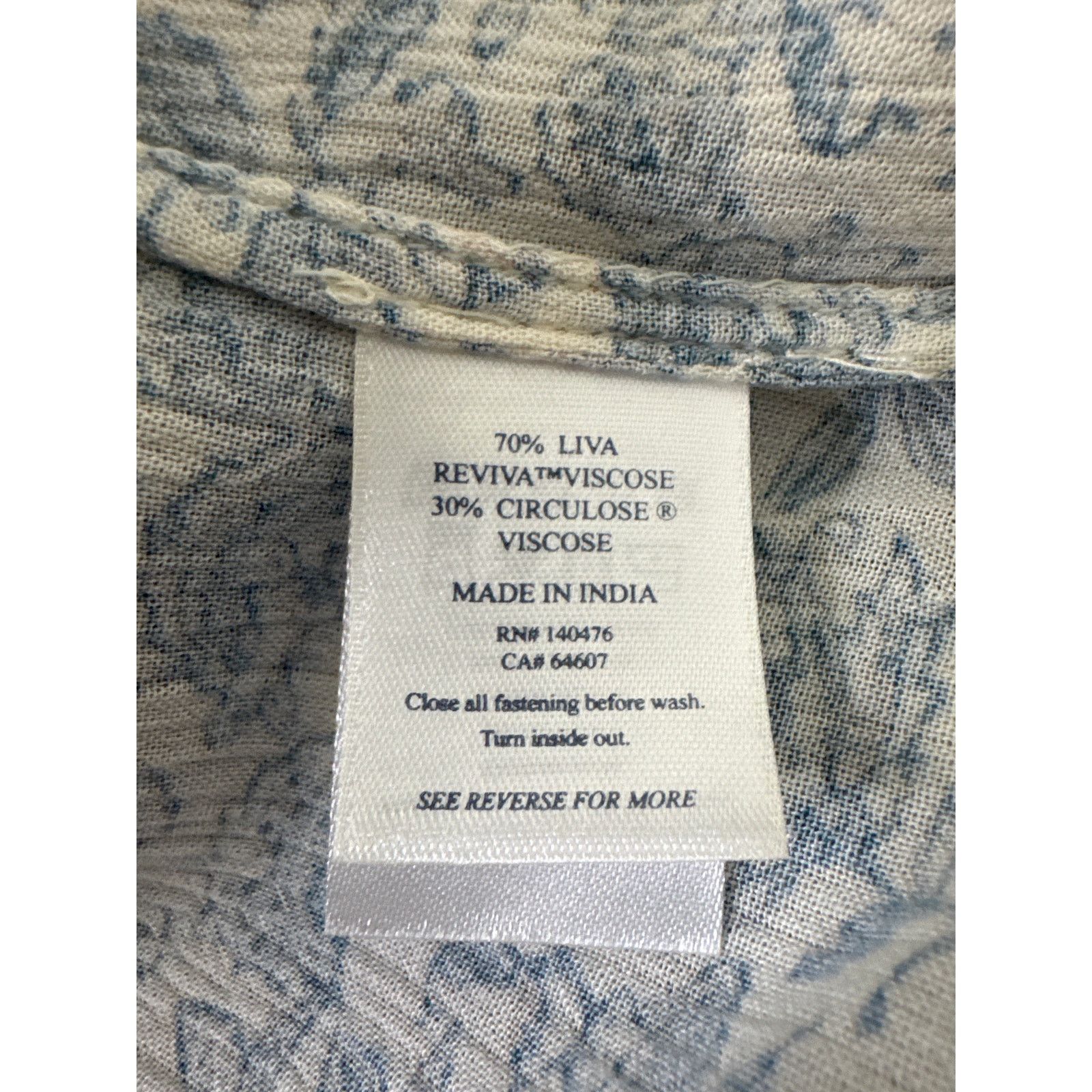 Faherty FAHERTY Eden Dress In Blue Water Floral Medium NWT Size M / US 6-8 / IT 42-44 - 9 Thumbnail