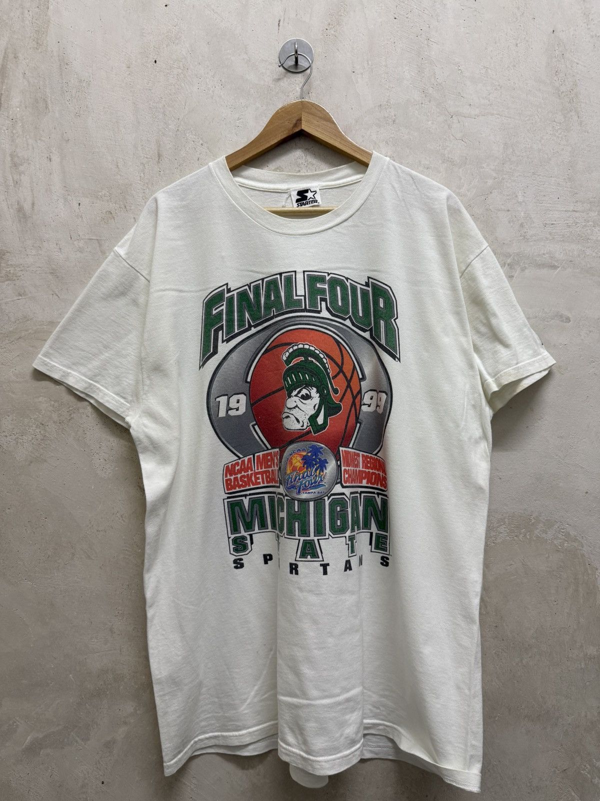 NCAA 90s University of Michigan State Spartans T Shirt XLarge Size US XL / EU 56 / 4 - 1 Thumbnail