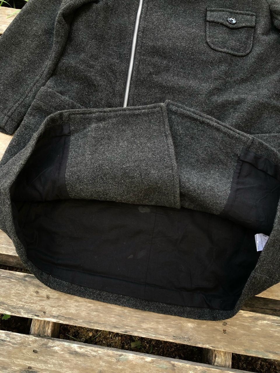 Issey Miyake × Japanese Brand × Zucca Vintage Zucca by Issey Miyake Wool Jacket Size US S / EU 44-46 / 1 - 6 Thumbnail