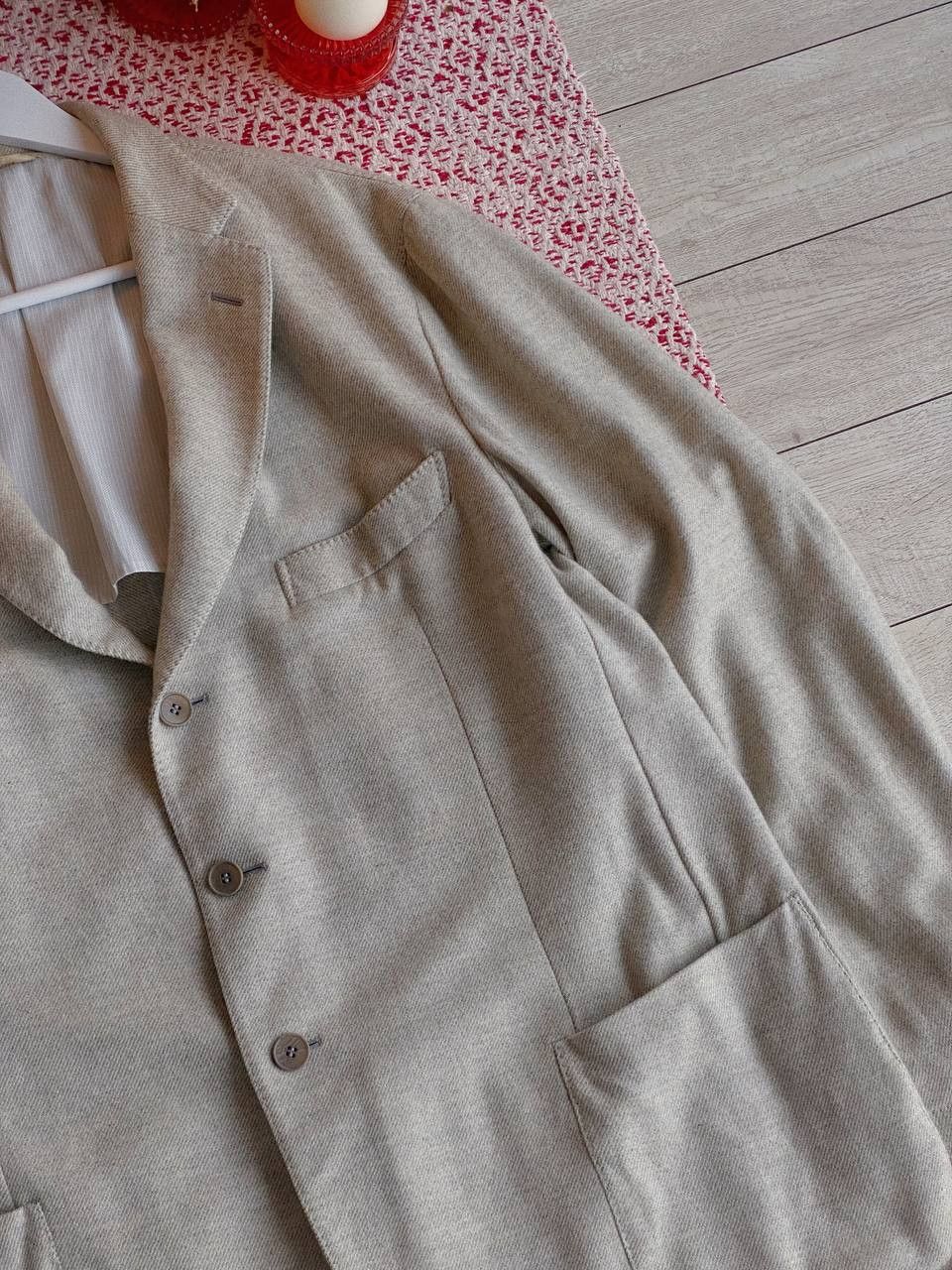 Ermenegildo Zegna Ermenegildo Zegna Oasi Cashmere Blazer 2023 Beige Size 54R - 19 Thumbnail