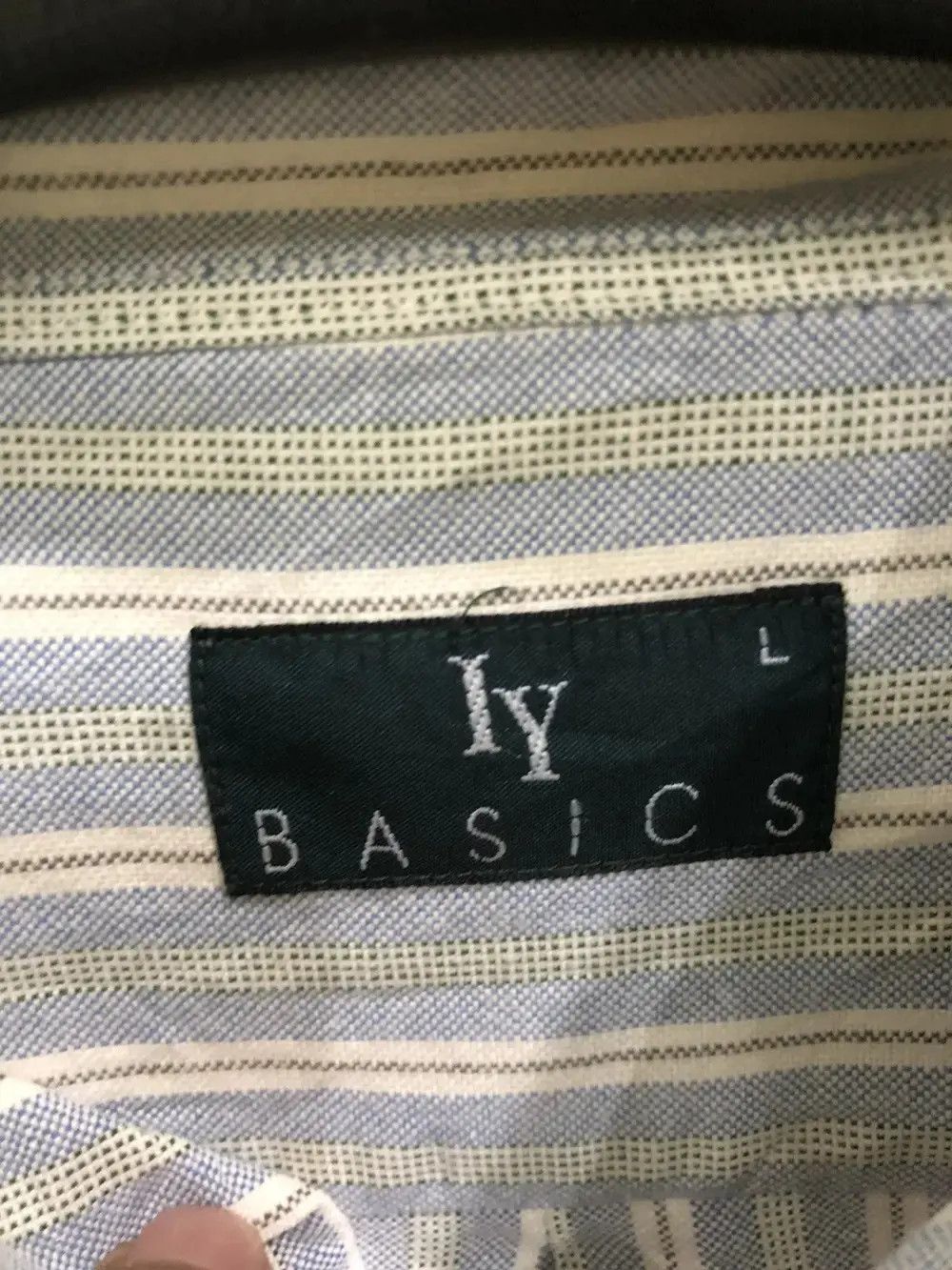 Flannel × Vintage Vintage iy Basic Striped Design Flannel Shirt 👕 Size US L / EU 52-54 / 3 - 3 Thumbnail