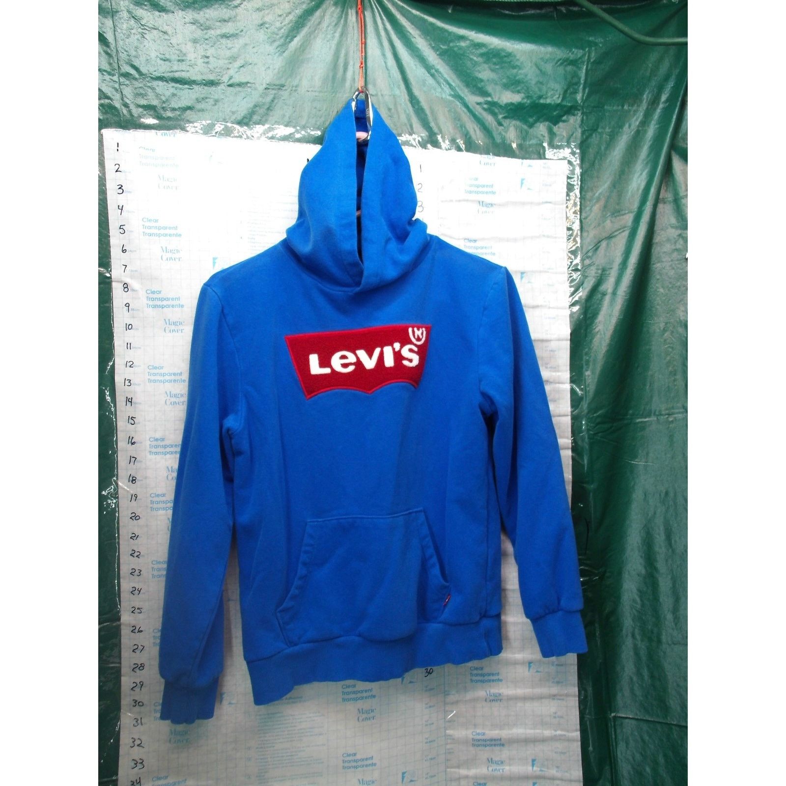 Levi's LEVIS Large Pullover Logo Hoodie Fleece Hooded Sweatshirt Size US L / EU 52-54 / 3 - 1 Thumbnail