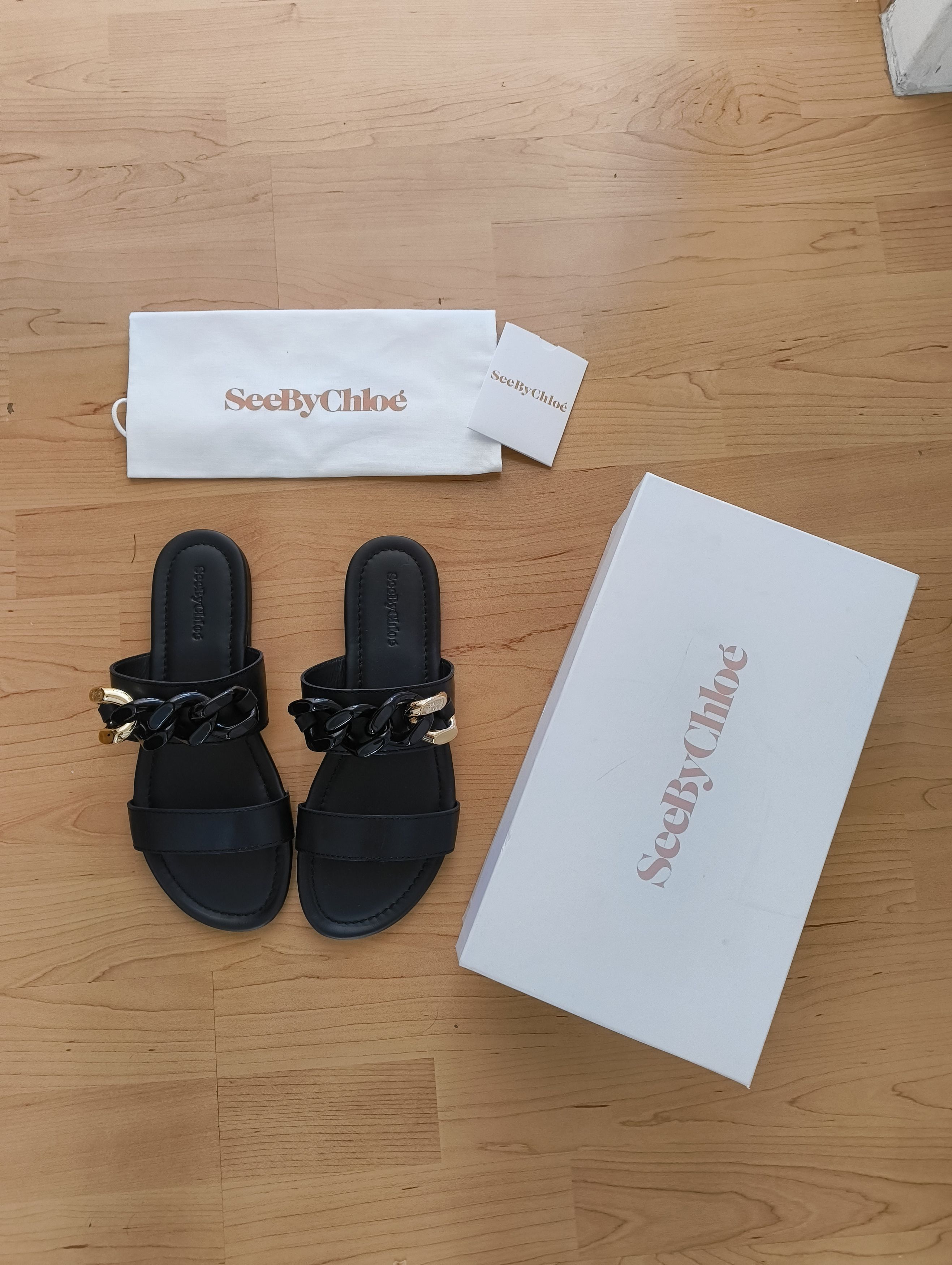 See by Chloe See by Chloe SS24 Calf Chain Slide Size US 11 / IT 41 - 1 Thumbnail