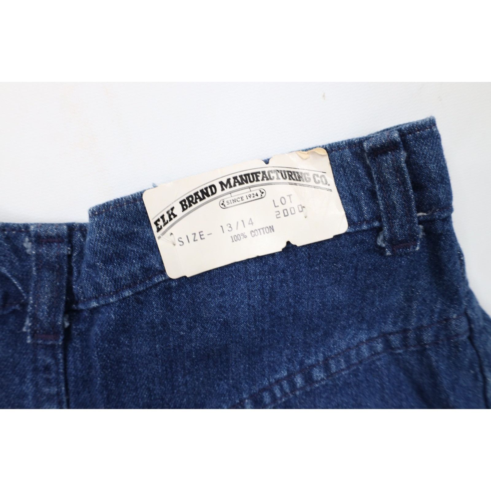 Vintage Deadstock Vintage 70s Streetwear Country Denim Skirt Size 36" / US 14 / IT 50 - 13 Thumbnail