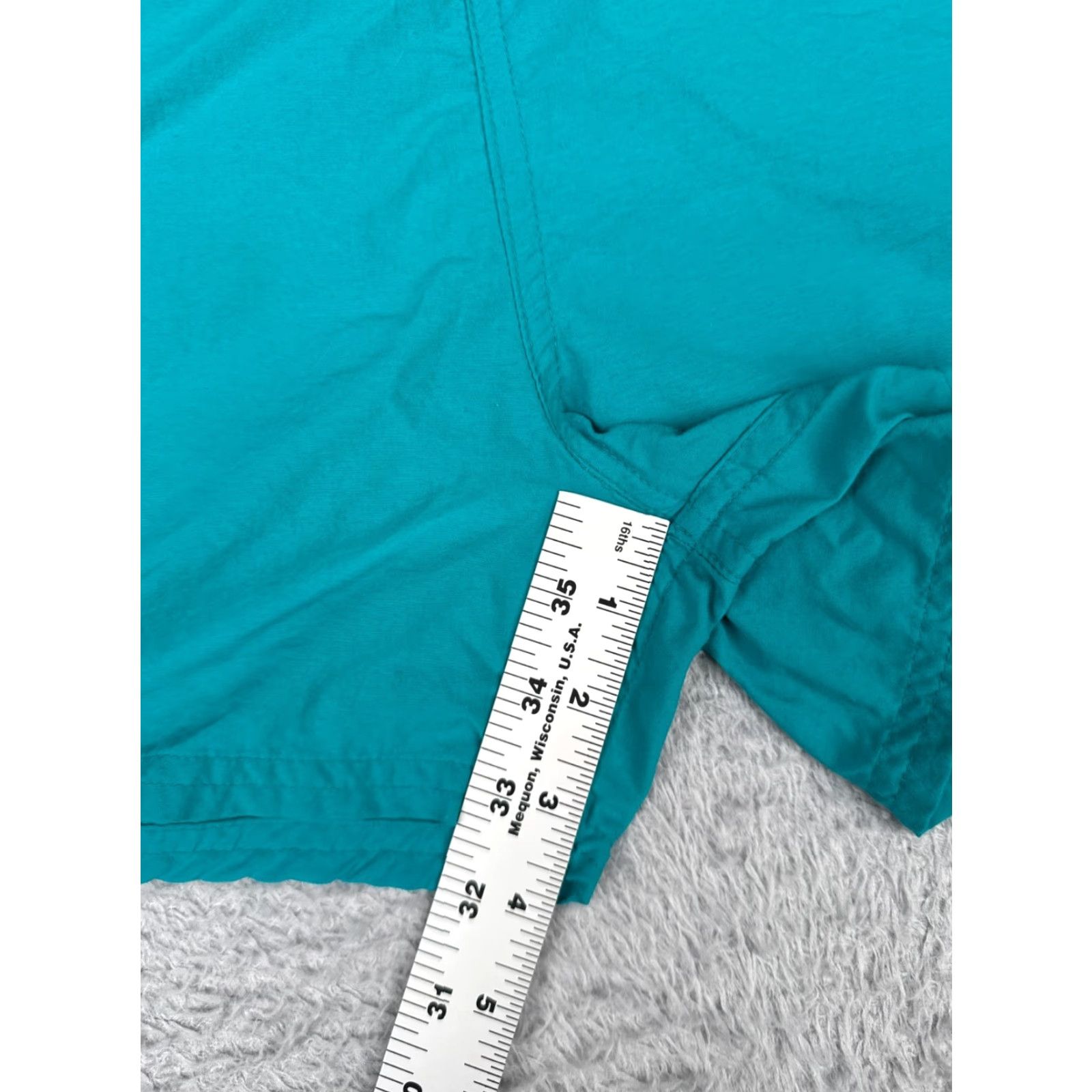 Roundtree & Yorke VINTAGE Roundtree & Yorke Swim Trunks Mens XL Blue Lined 100% Nylon Waist Drawstring Elastic Beach Mens Bottom Trunks Size US 36 / EU 52 - 6 Thumbnail