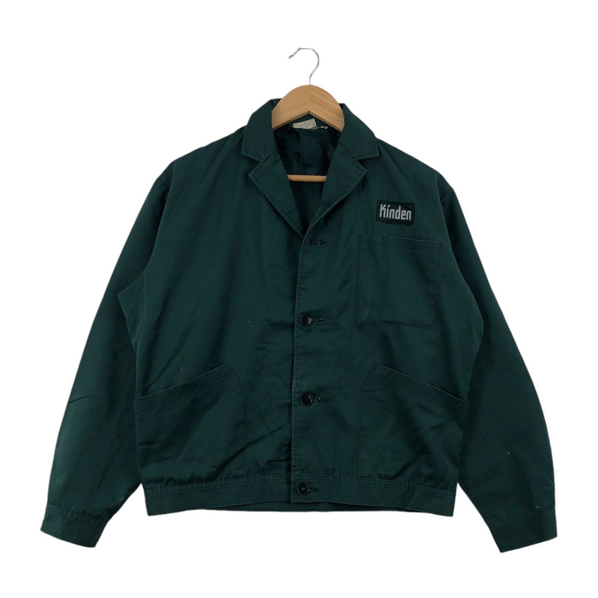 Indigo × Japanese Brand × Vintage Vintage 90s The Nuc Japan De Luxe Jacket Rockabilly Indigo Size US XL / EU 56 / 4 - 1 Thumbnail