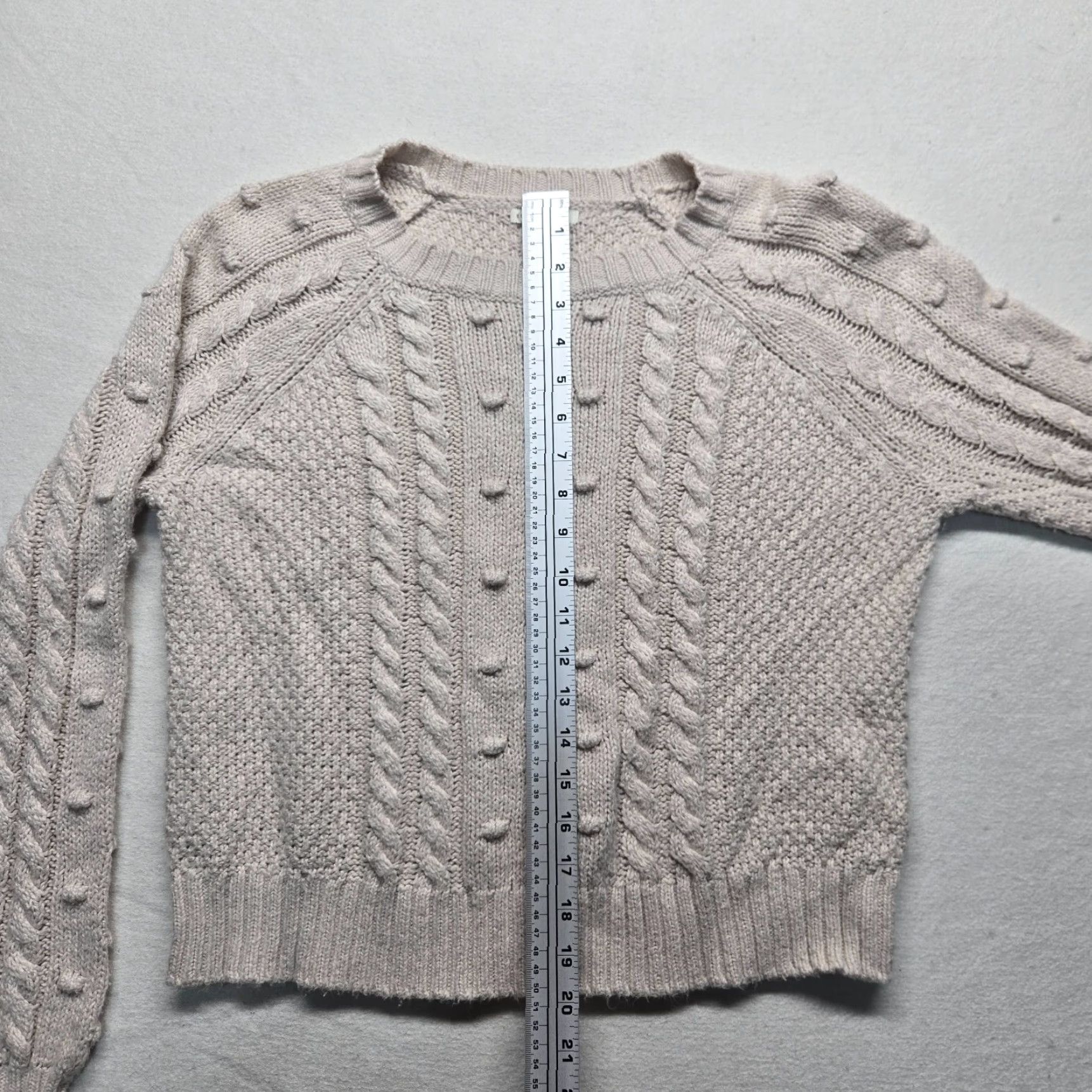 Vintage Cato Brown Long Sleeve Knit Crop Sweater Women's L Regular Casual Modern Size L / US 10 / IT 46 - 6 Thumbnail