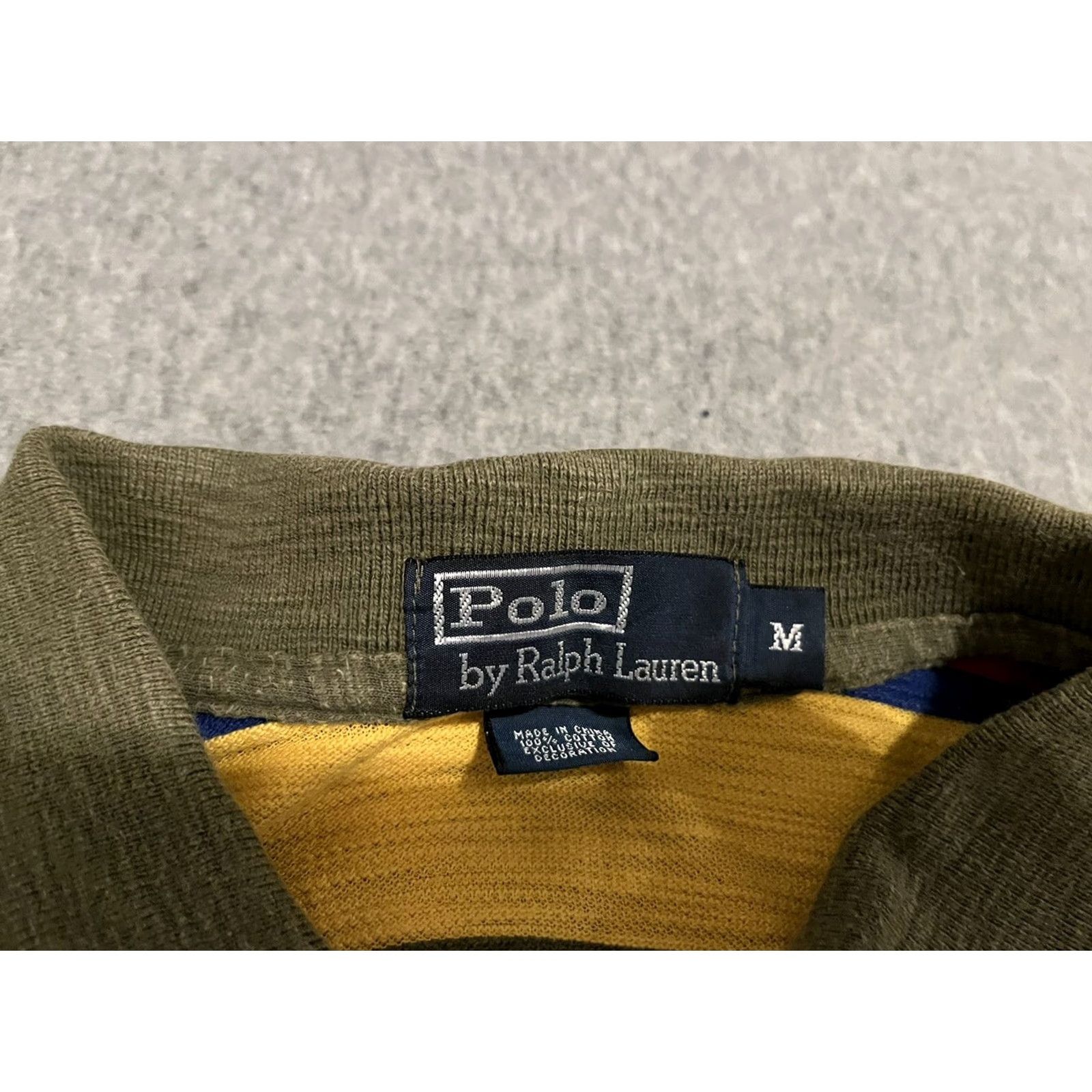 Ralph Lauren Ralph Lauren Polo Shirt Short Sleeve Striped Pony Mens Medium Multicolor Cotton Polo Shirt Mens Size US M / EU 48-50 / 2 - 3 Thumbnail