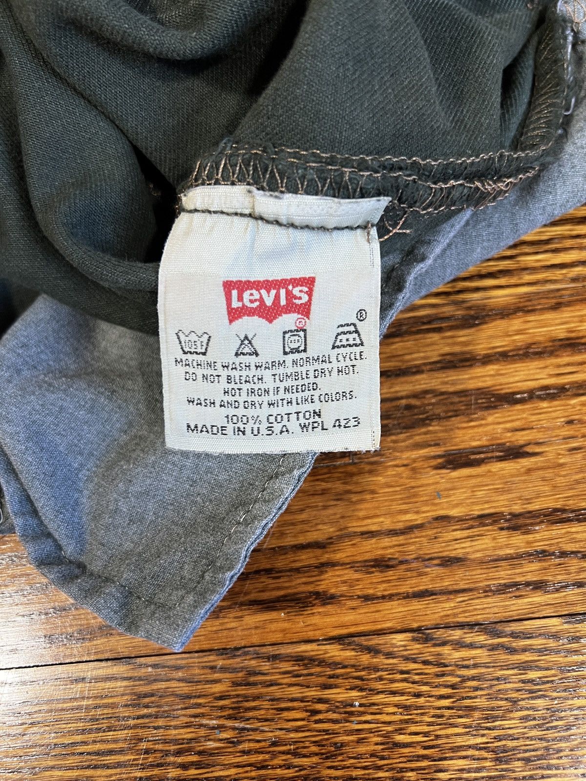 Levi's × Vintage 501 Vintage Levi’s Green Jeans Size US 32 / EU 48 - 5 Thumbnail