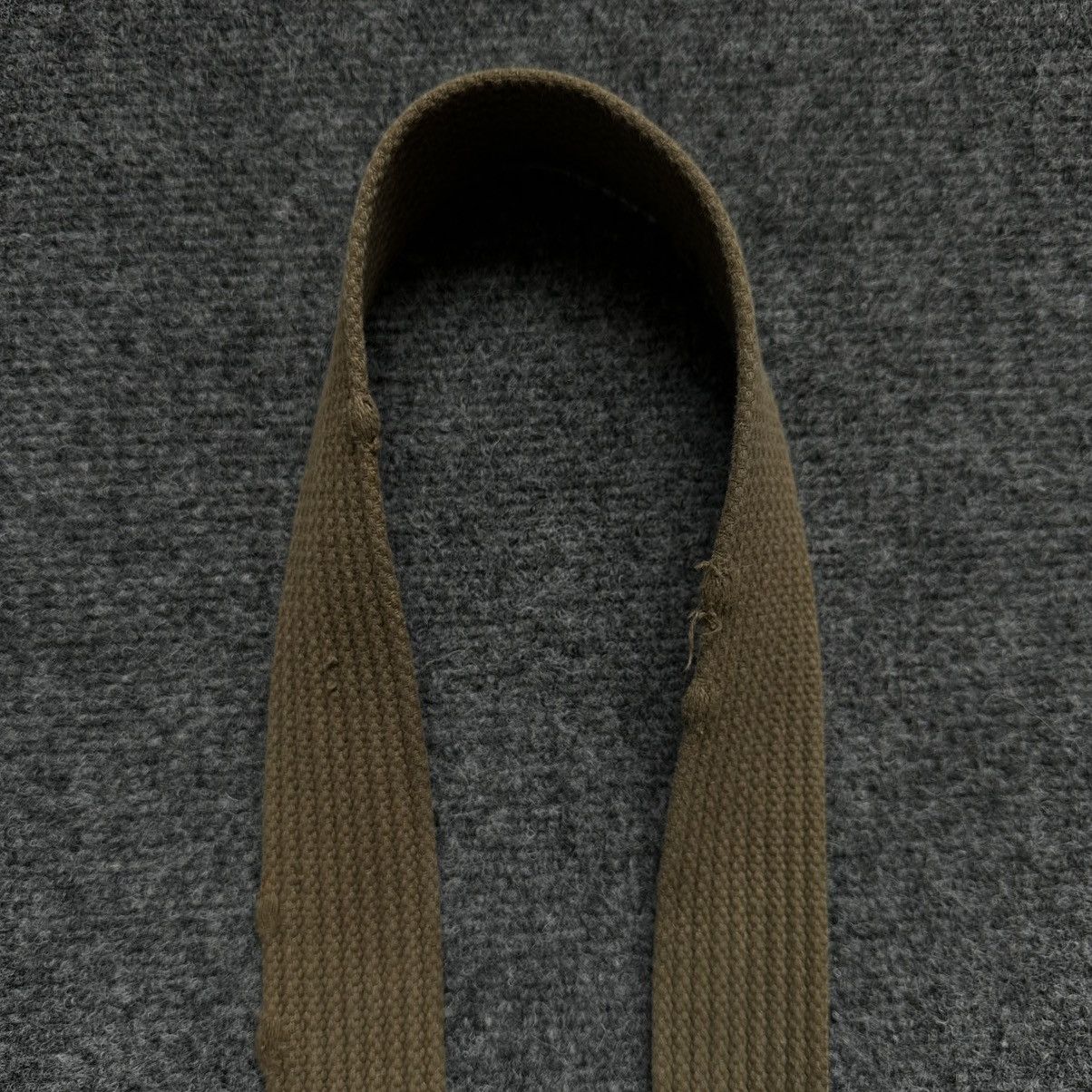 Japanese Brand VTG Japanese Style Knit Belt Khaki Military Y2K Distressed Size ONE SIZE - 7 Thumbnail
