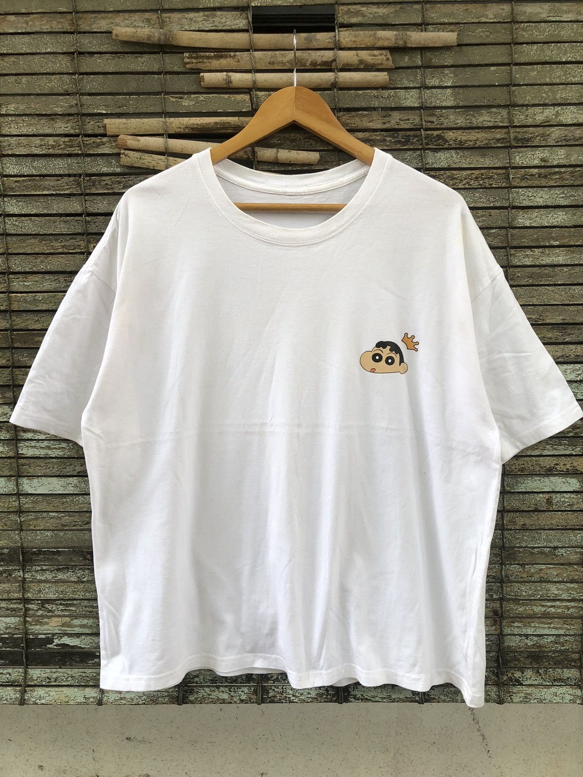 Anime × Japanese Brand × Vintage Vintage Japanese Anime Crayon Shinchan Backhit Tshirt Size US XL / EU 56 / 4 - 10 Thumbnail