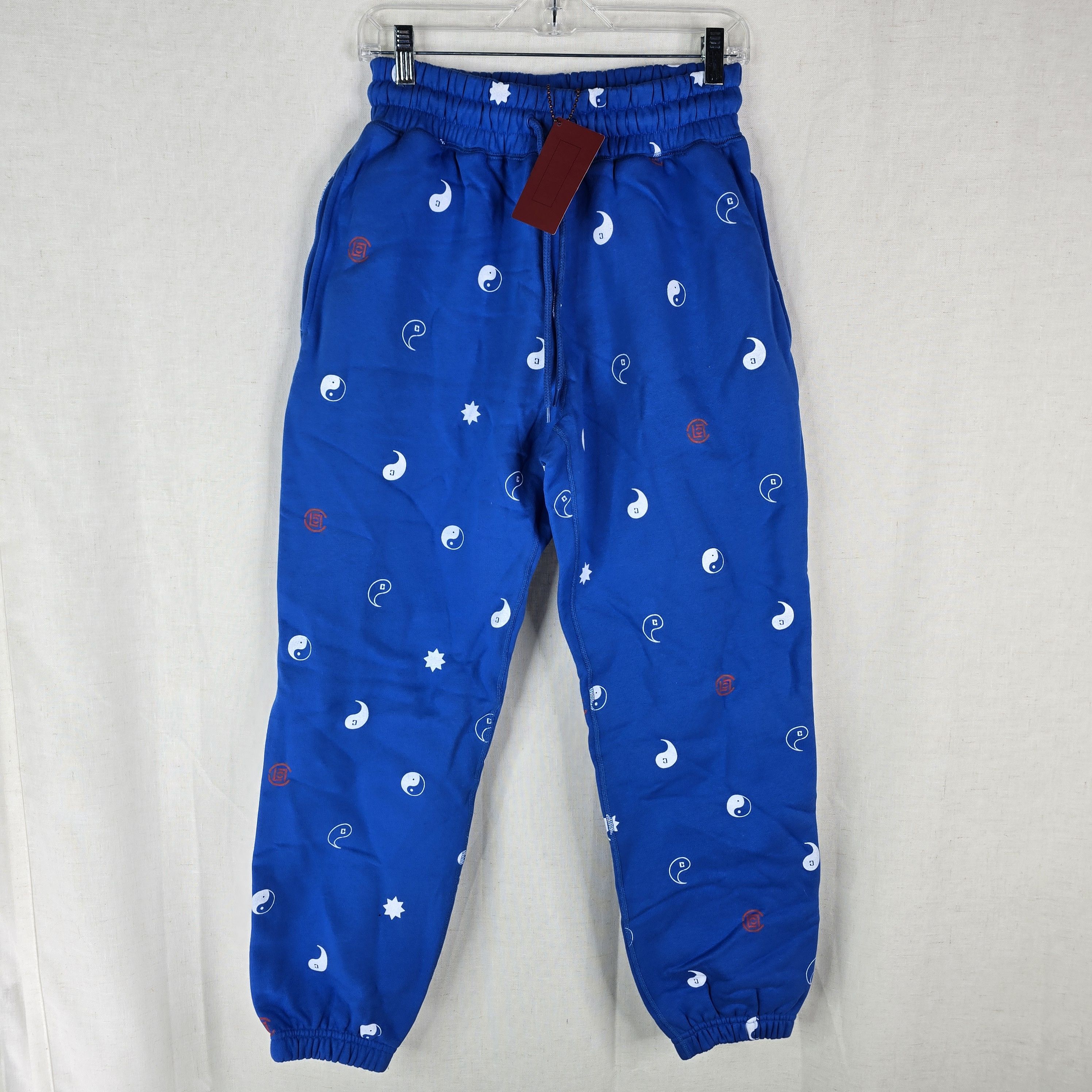 CLOT New Clot Apparel Mens Small Blue Jogger Ying Yang Sweatpants Size US 30 / EU 46 - 1 Thumbnail