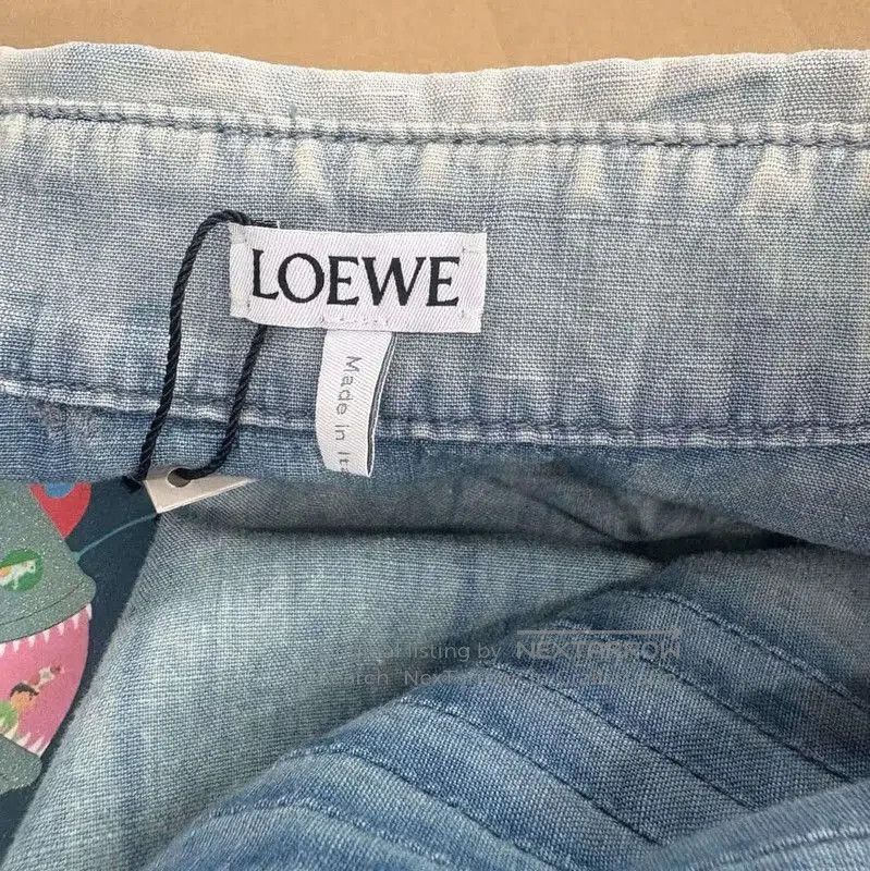 Loewe Loewe Light Blue Cotton Women's Jacket . Size L / US 10 / IT 46 - 3 Thumbnail