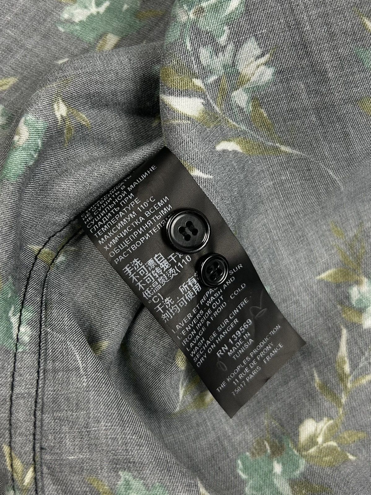 The Kooples The Kooples Shirt Floral Monogram Print Black Size s Rare Size US S / EU 44-46 / 1 - 11 Thumbnail