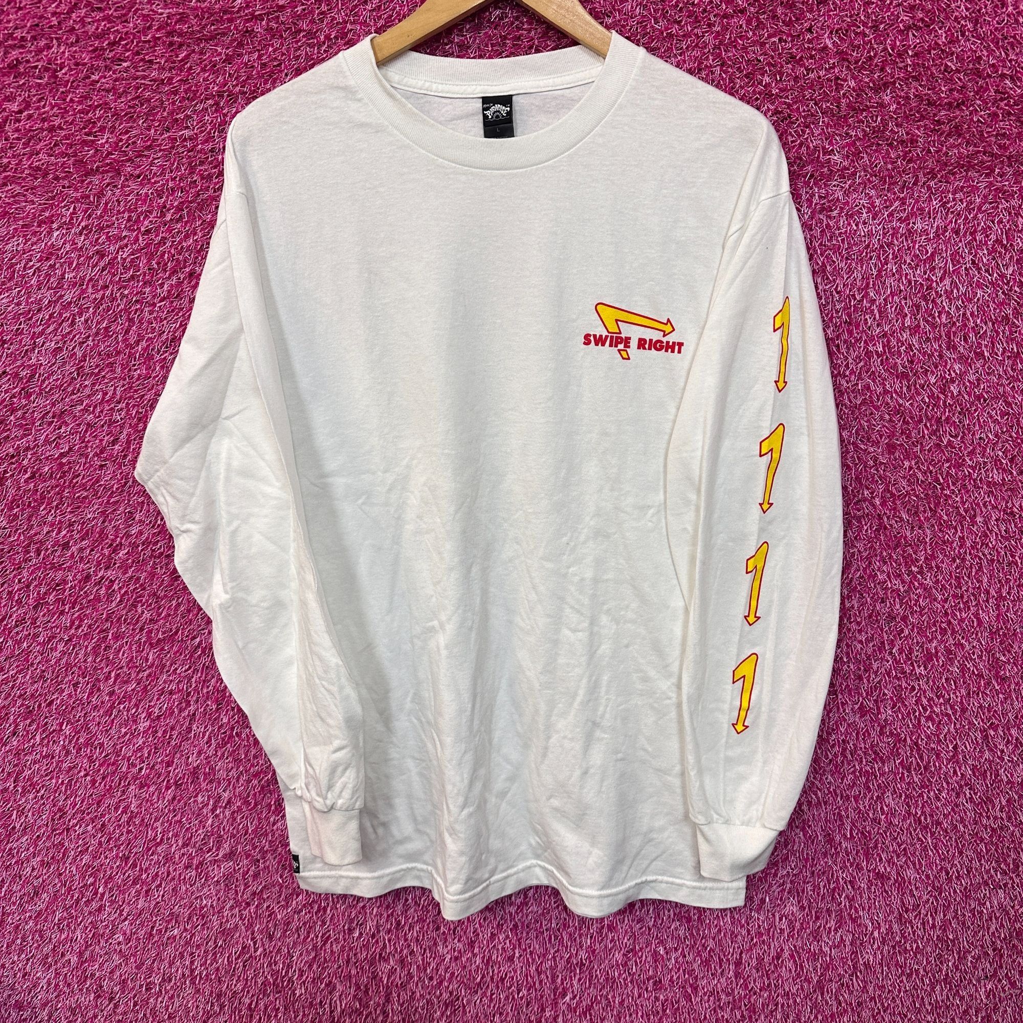 Paradise Paradise Swipe Right In N Out Arrow Logo Long Sleeve L Size US L / EU 52-54 / 3 - 1 Thumbnail
