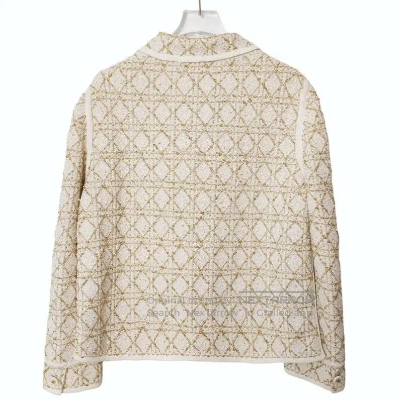 Dior Dior M Size Gold Cotton Blend Jacket . Size M / US 6-8 / IT 42-44 - 2 Thumbnail