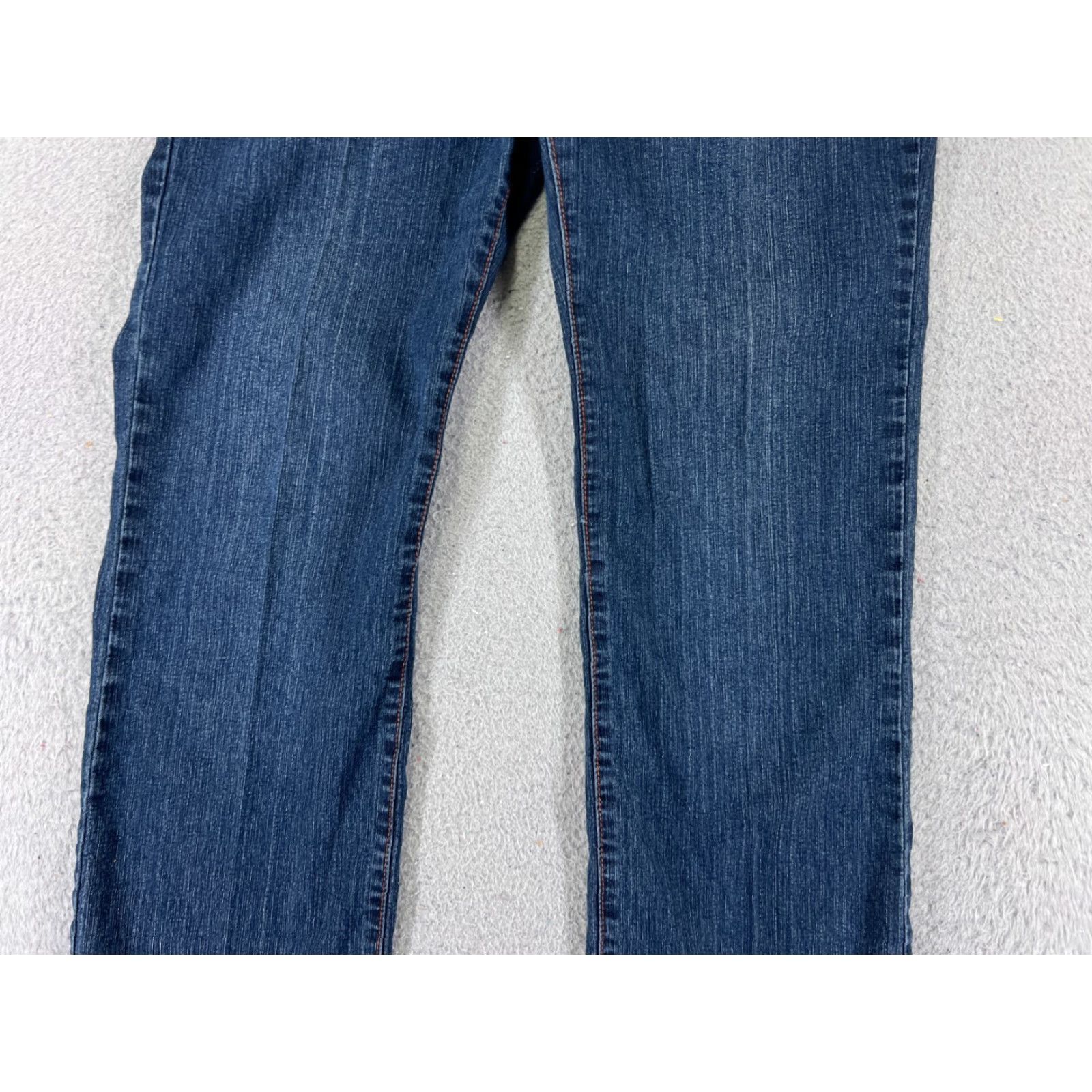 Denime VINTAGE PAZZO Jeans Women Bootscut Denim 31x31 Blue Floral Embellished Ramie Cotton Blend 15 Regular Size Size 36" / US 14 / IT 50 - 3 Thumbnail