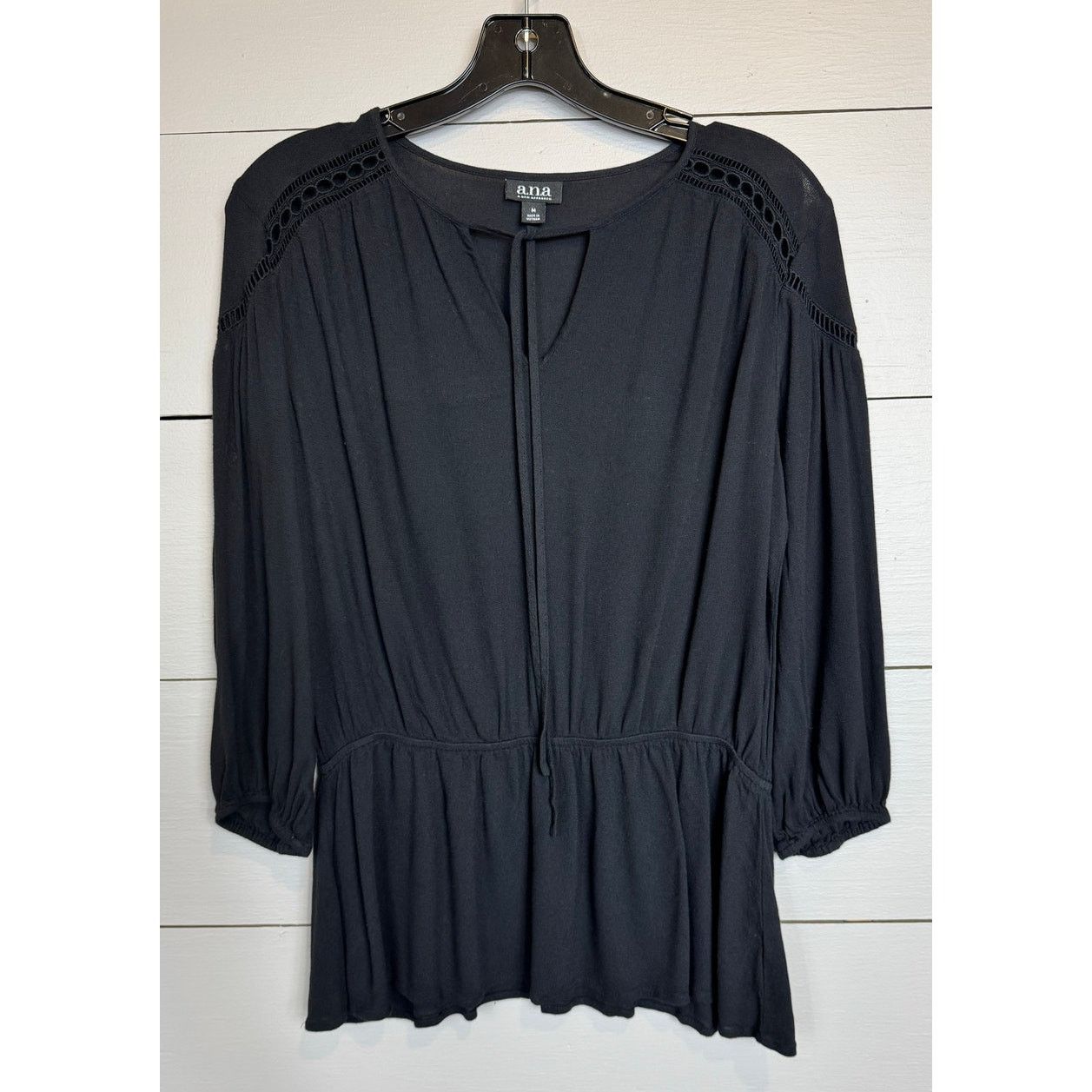Other A.N.A. 3/4 Sleeve Top Women's Size Medium Size M / US 6-8 / IT 42-44 - 1 Thumbnail