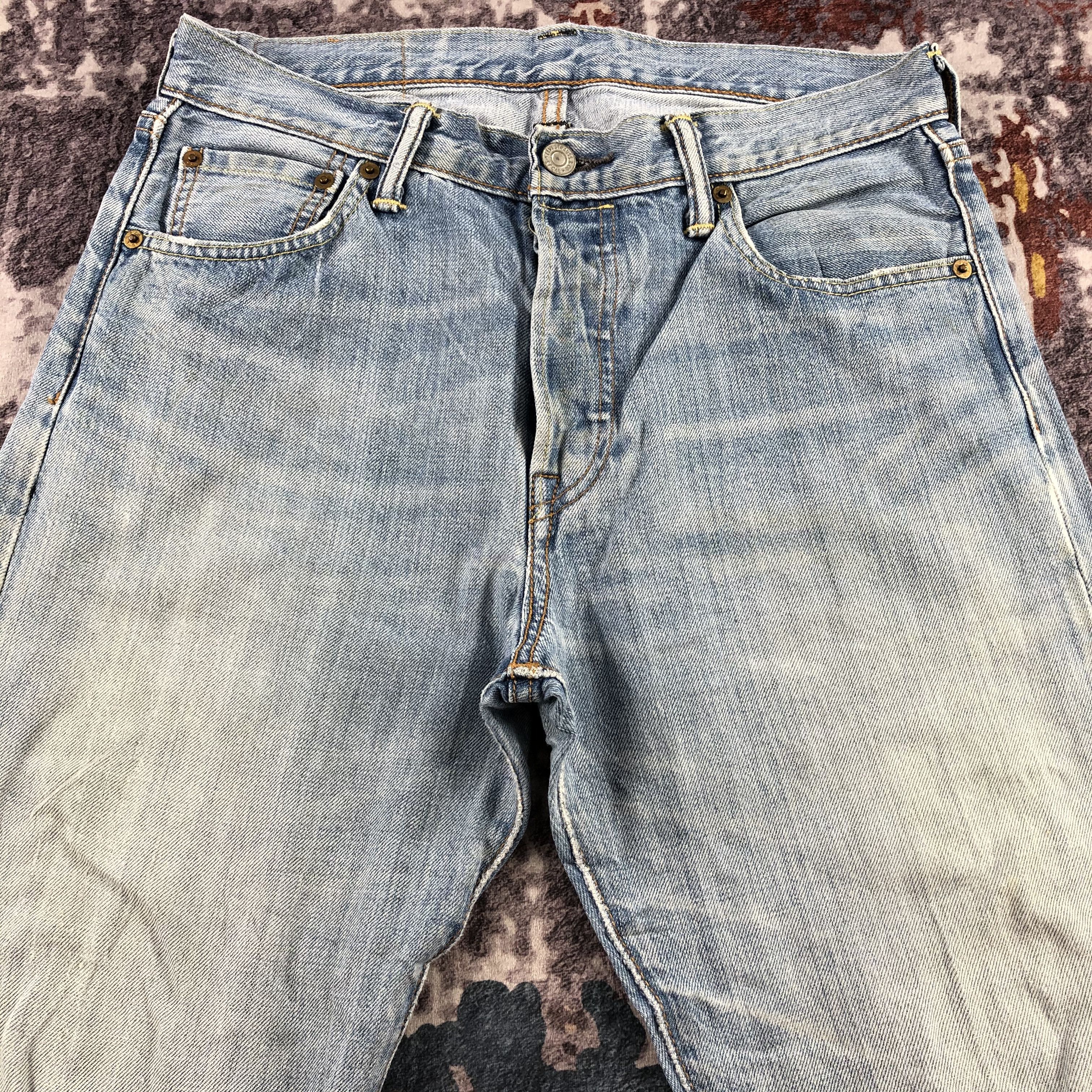 Levi's Vintage Light Wash Levis 501 Jeans-JM3051 Size US 31 - 3 Thumbnail