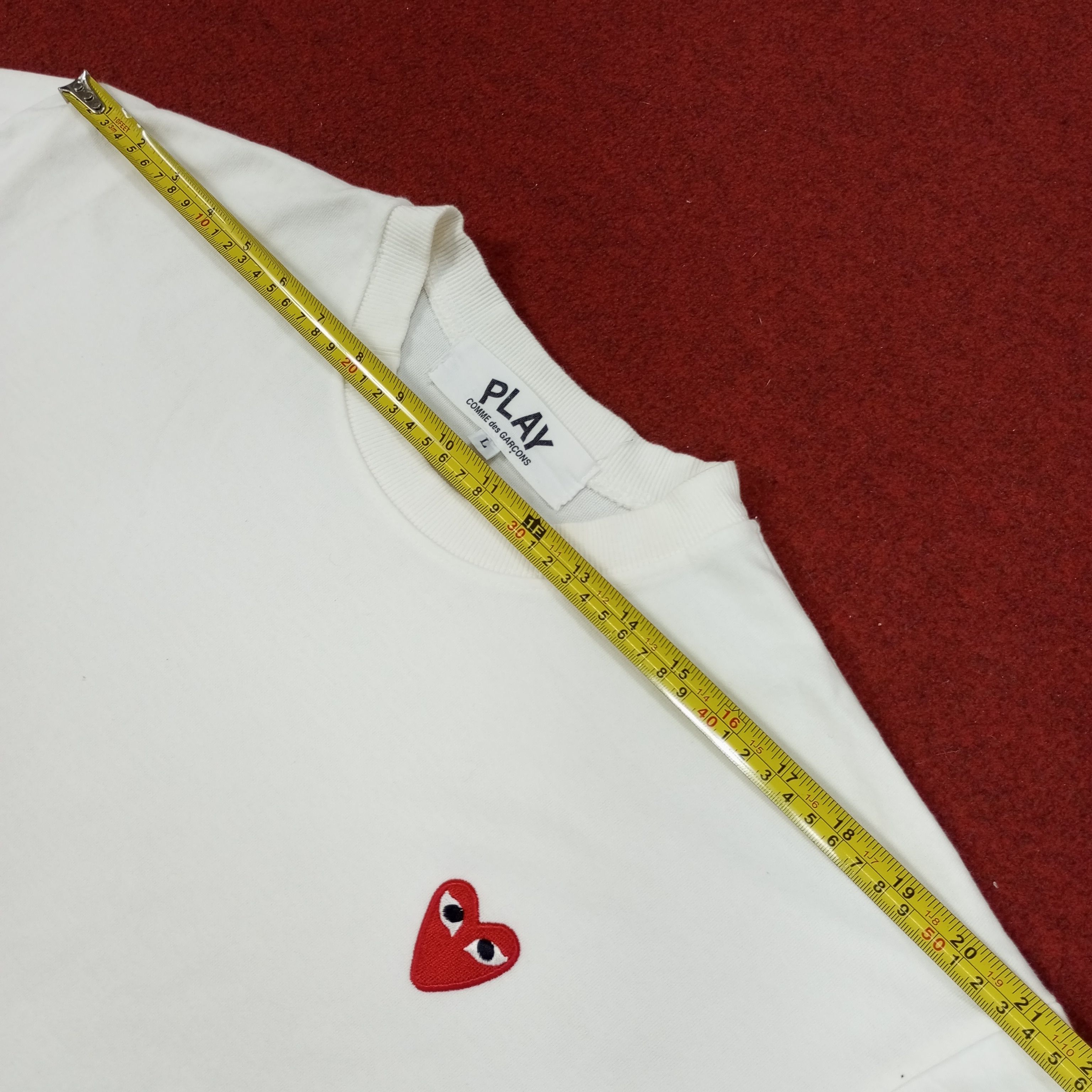 Comme des Garcons Play Comme des Garcons Japanese Brand Designer Sweatshirt Size US L / EU 52-54 / 3 - 9 Thumbnail