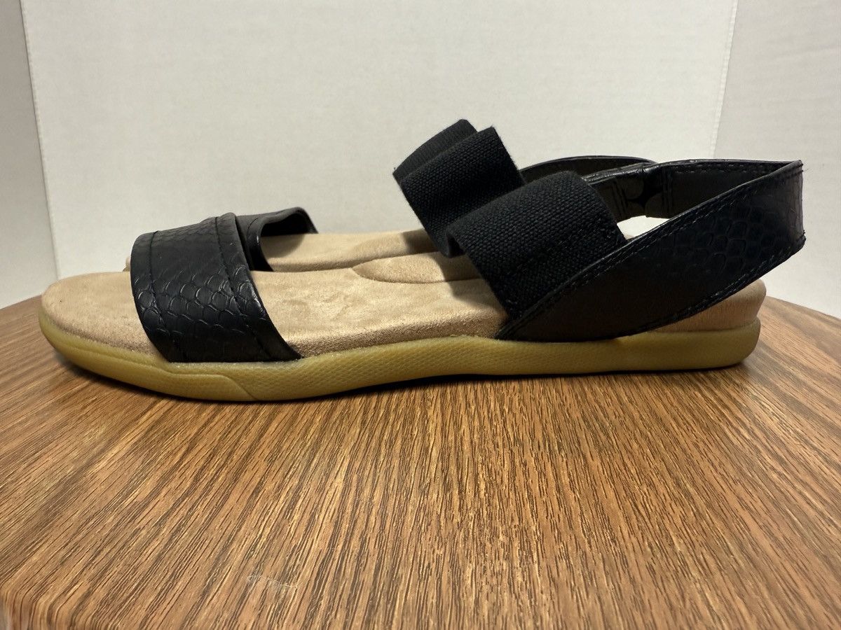 Lands' End Lands’ End Black Soft Bed MaryJane Slingback Flat Sanda Size US 9.5 / IT 39.5 - 5 Thumbnail