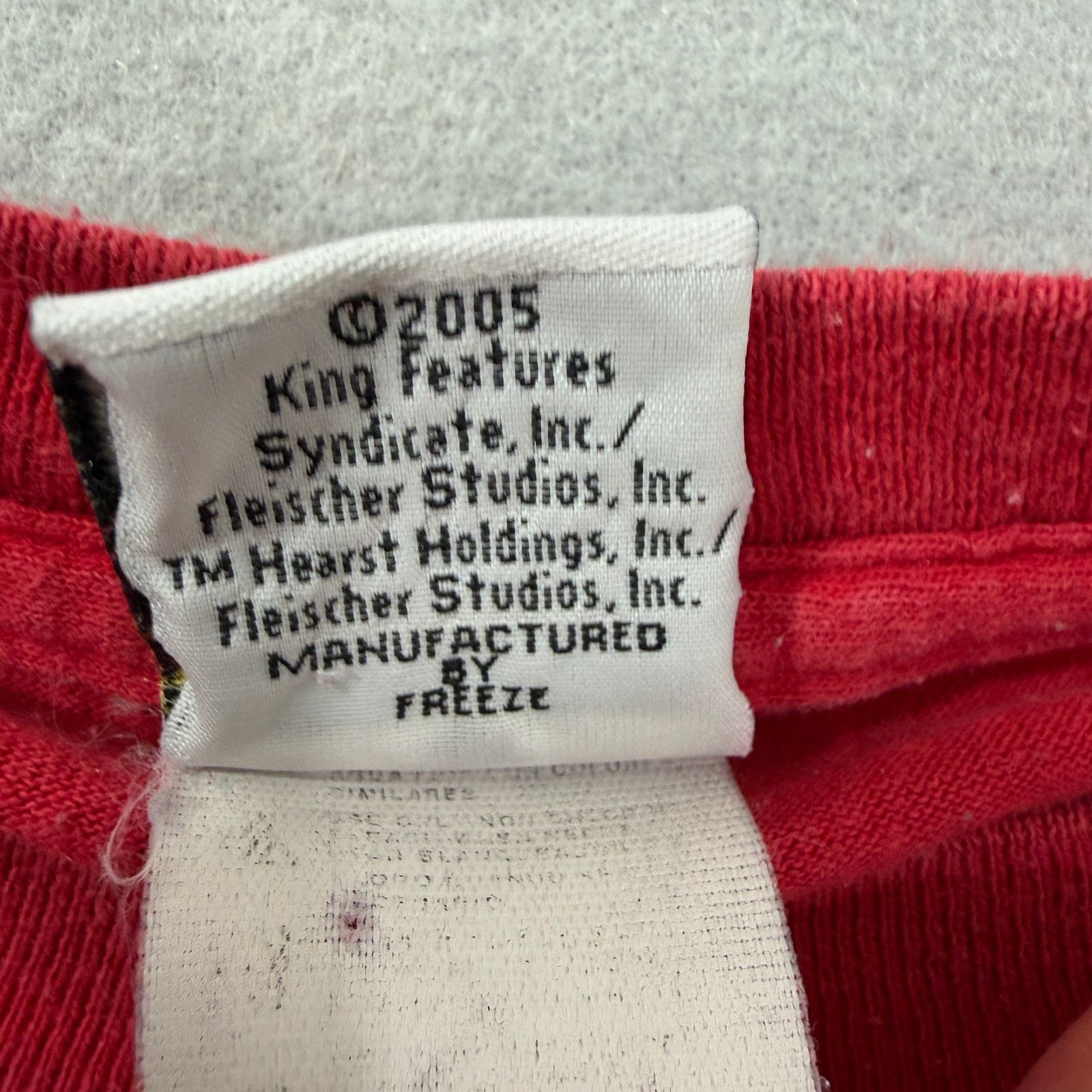 Vintage Vintage Betty Boop Shock Me Shirt Size Large Red 2005 Size US L / EU 52-54 / 3 - 5 Thumbnail