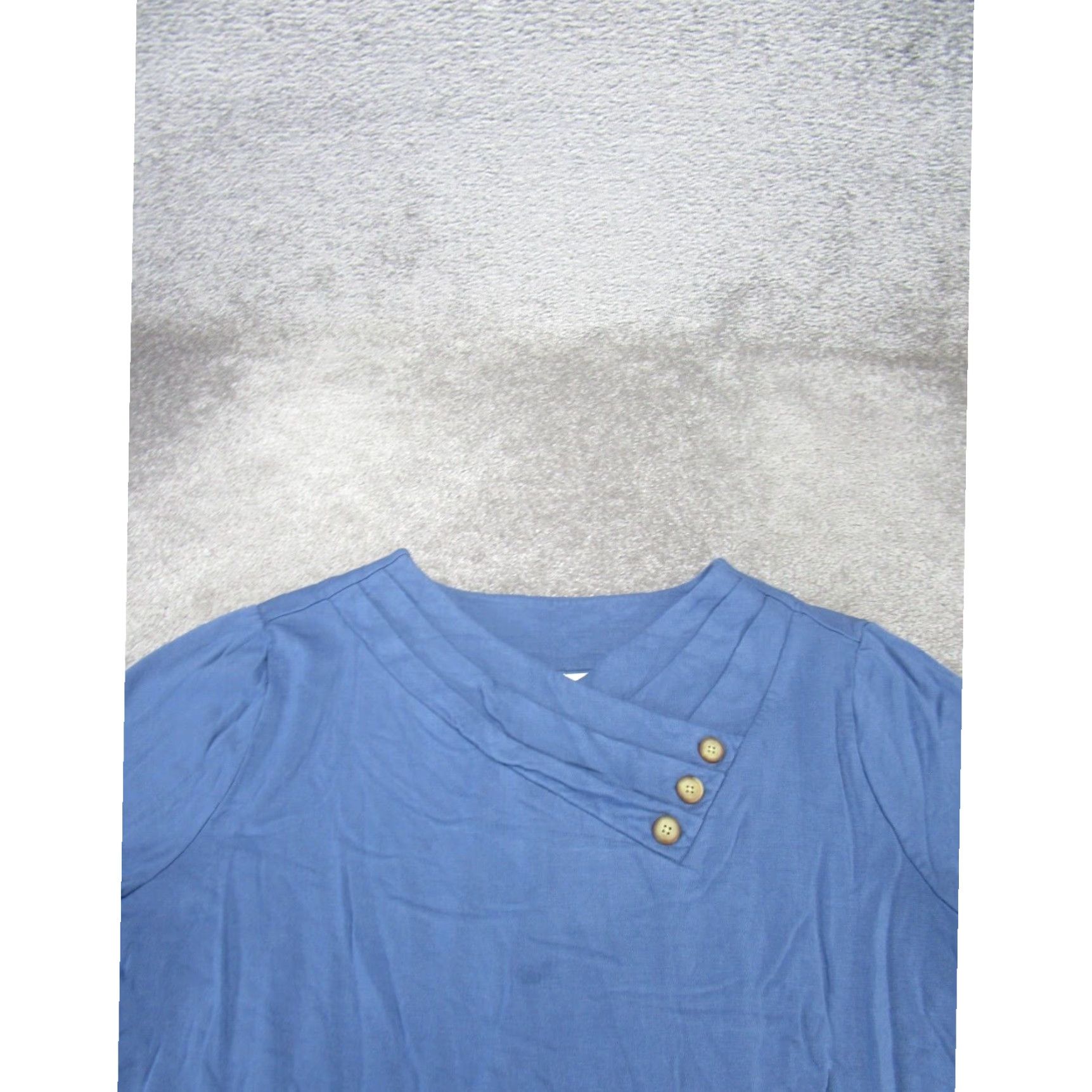Vintage Purejill Women's Blue V Neck Pullover Sweater Xl Extra Large Size XL / US 12-14 / IT 48-50 - 2 Thumbnail