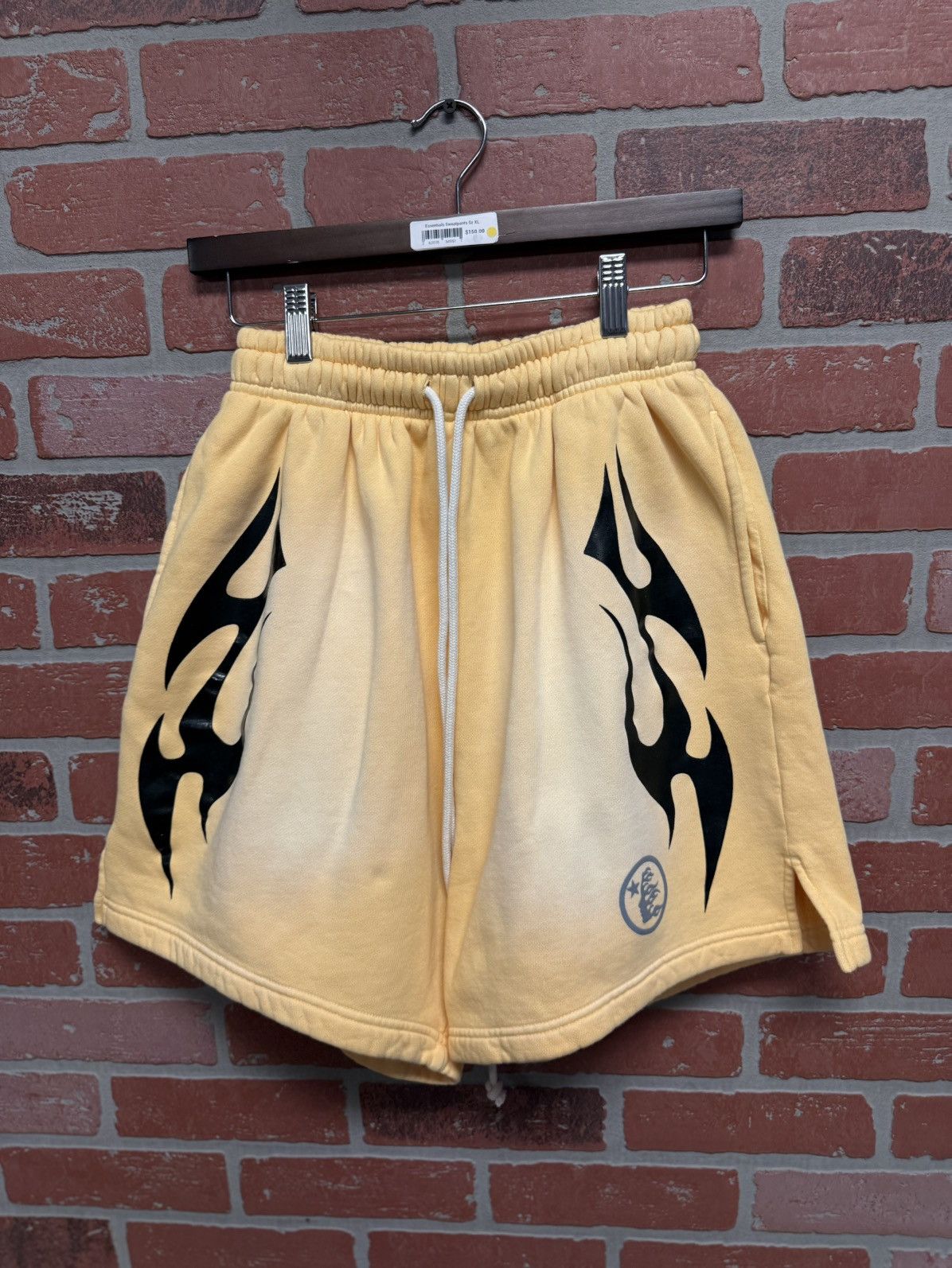 HELLSTAR Hellstar Flame Shorts Yellow Size XS Brand New Size US 30 / EU 46 - 2 Thumbnail