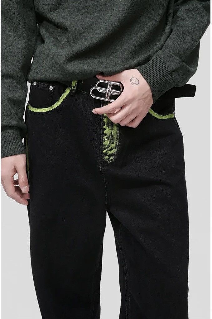 Designer × Japanese Brand Baggy loose jeans wide leg fashion streetwear pants Size US 30 / EU 46 - 5 Thumbnail