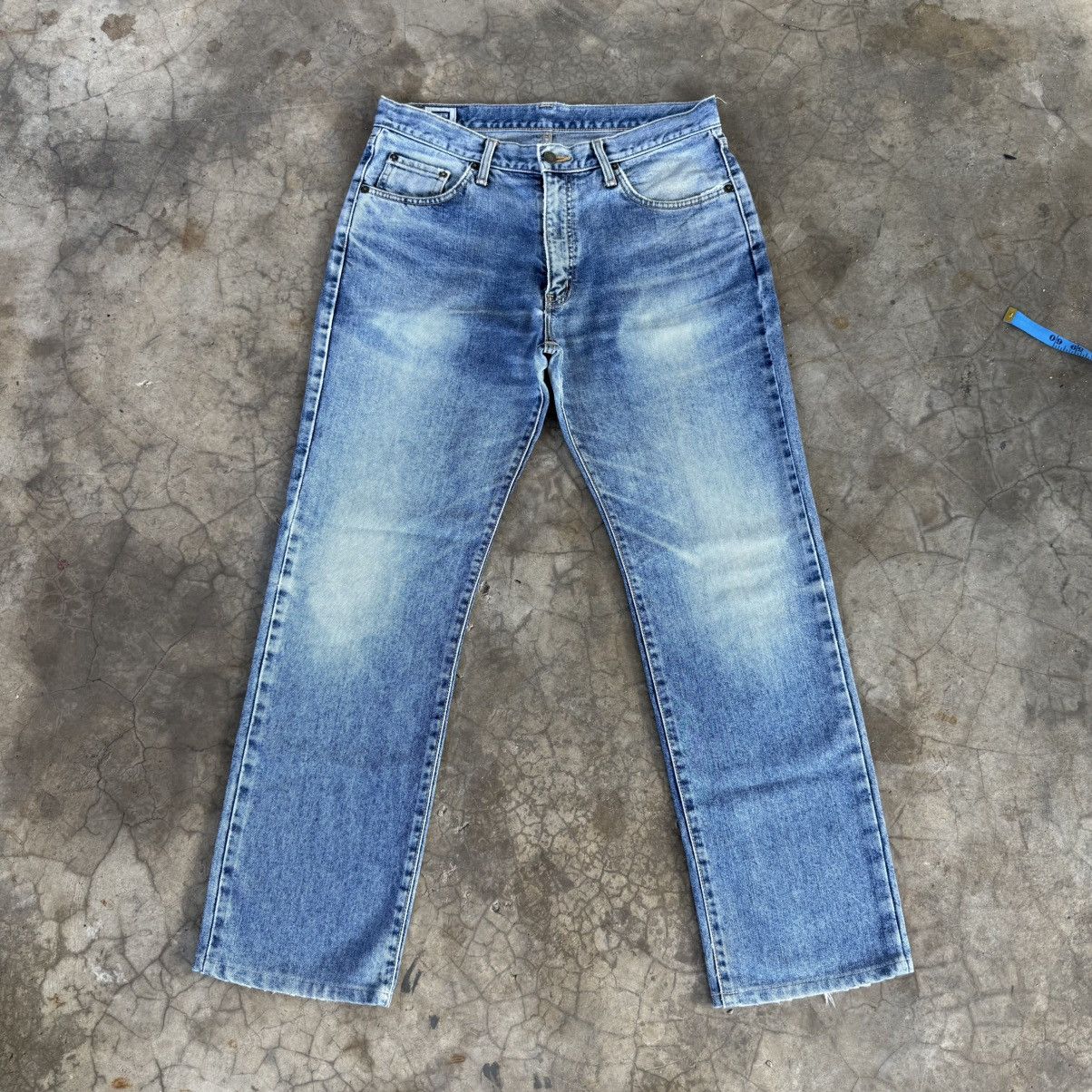 Edwin Vintage Edwin 403 Faded Mud Washer Denim Jean Pants Size US 34 / EU 50 - 1 Thumbnail