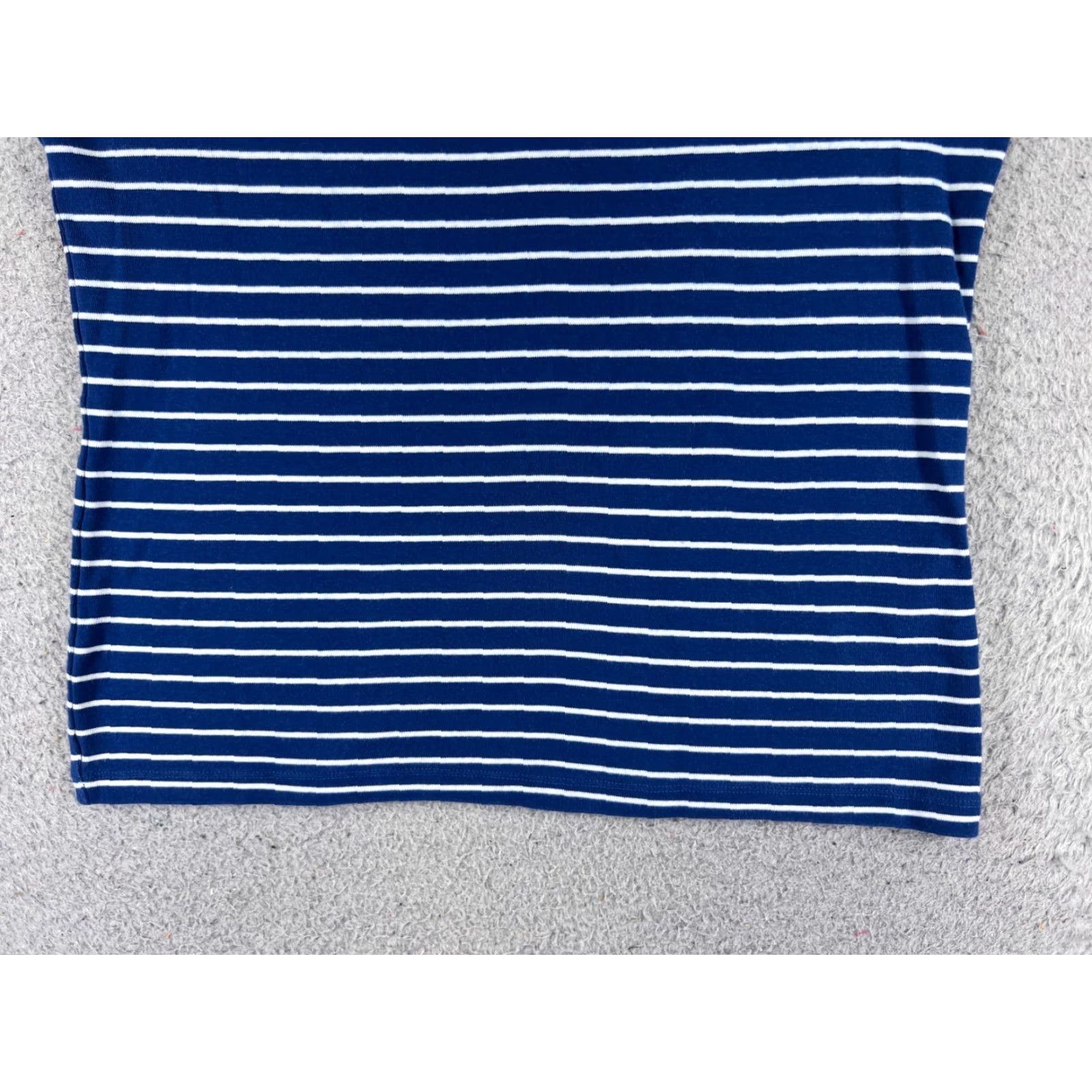 Tommy Hilfiger VINTAGE Tommy Hilfiger Shirt Women Medium Striped Cotton Short Sleeve Logo Casual Fashion Size M / US 6-8 / IT 42-44 - 5 Thumbnail